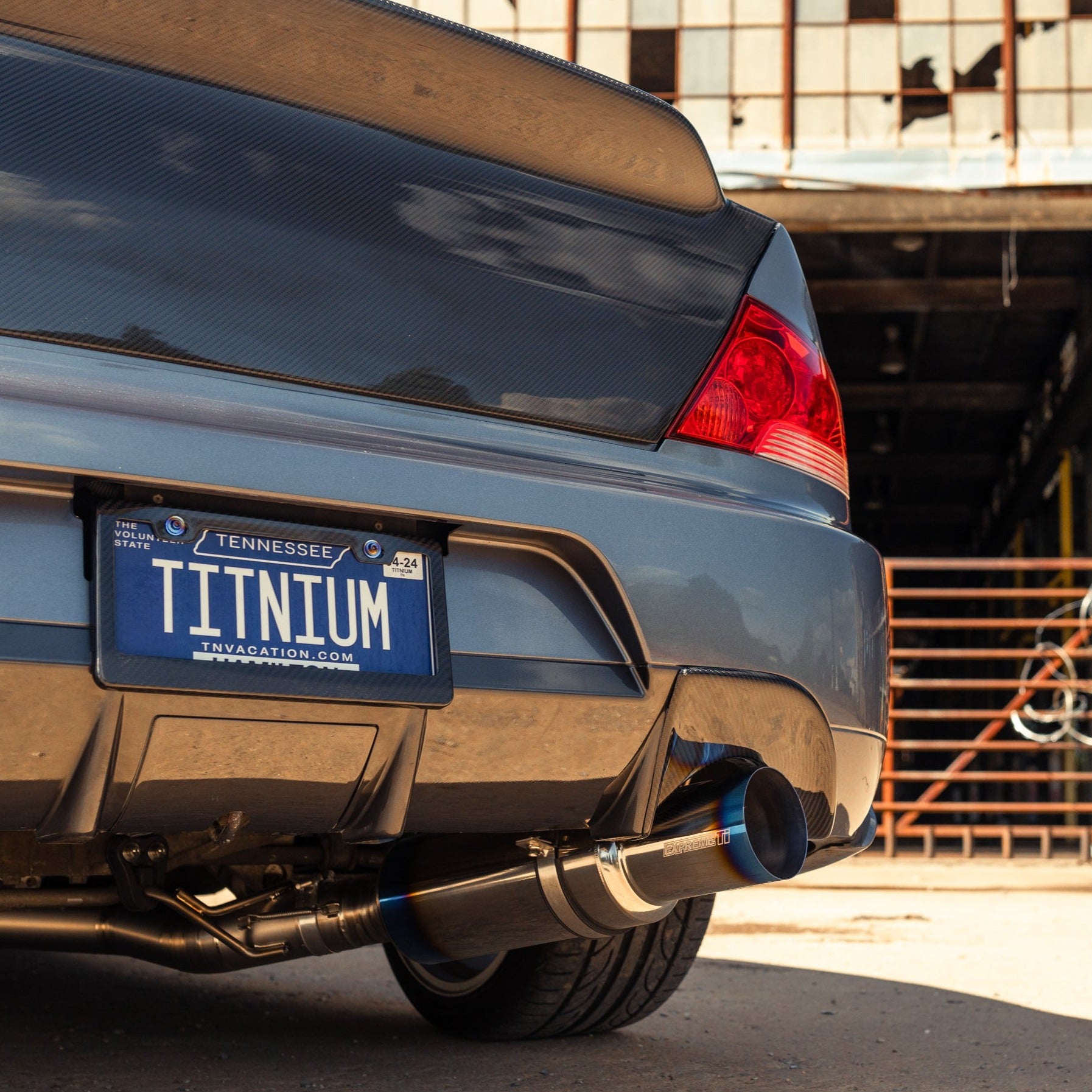 Tomei Titanium Single Exit Catback Exhaust (Evo 7/8/9) - 8
