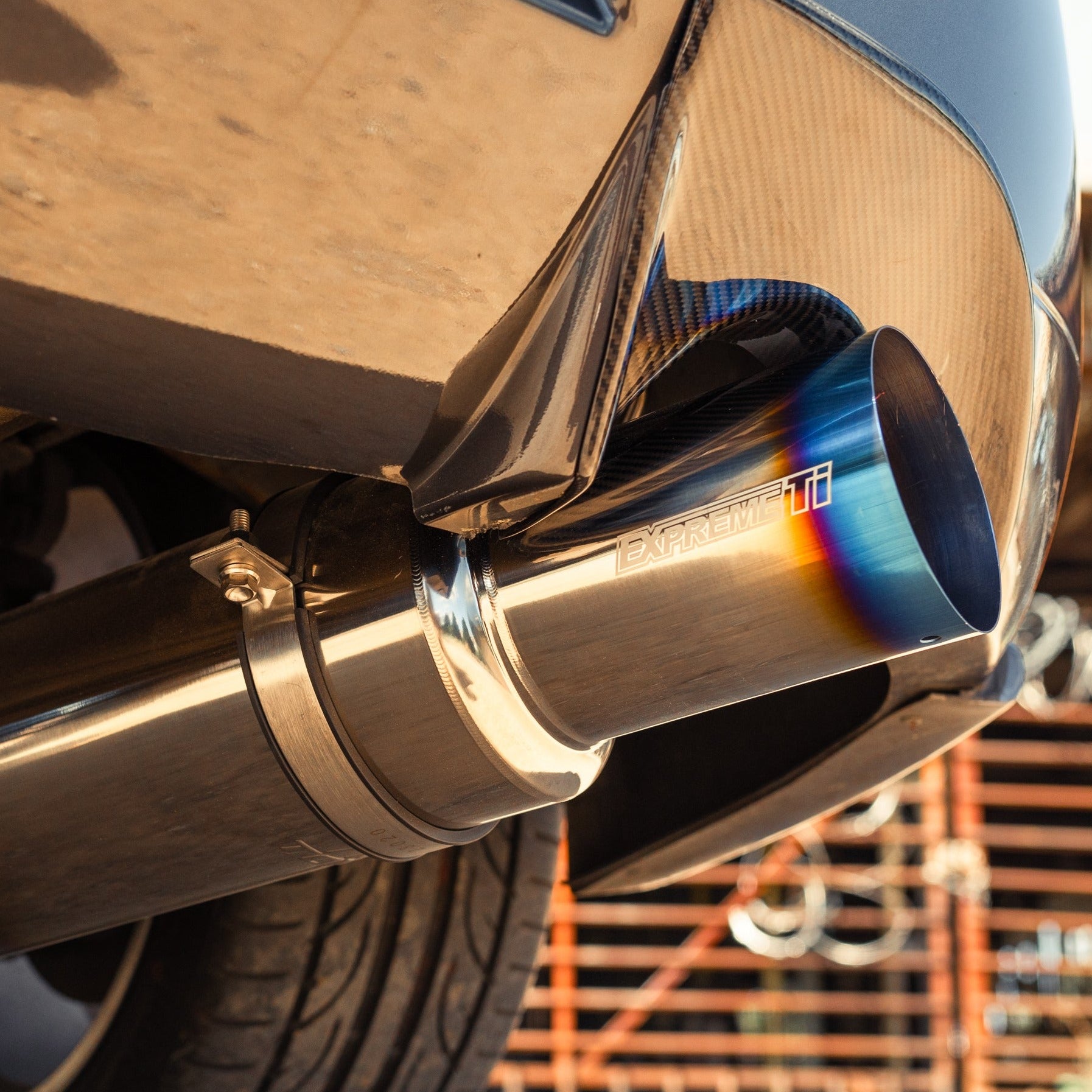Tomei Titanium Single Exit Catback Exhaust (Evo 7/8/9) - 7