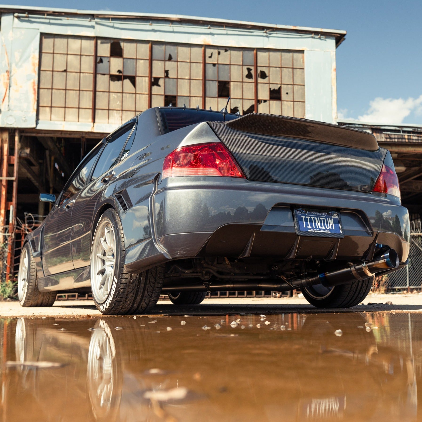 Tomei Titanium Single Exit Catback Exhaust (Evo 7/8/9) - 4