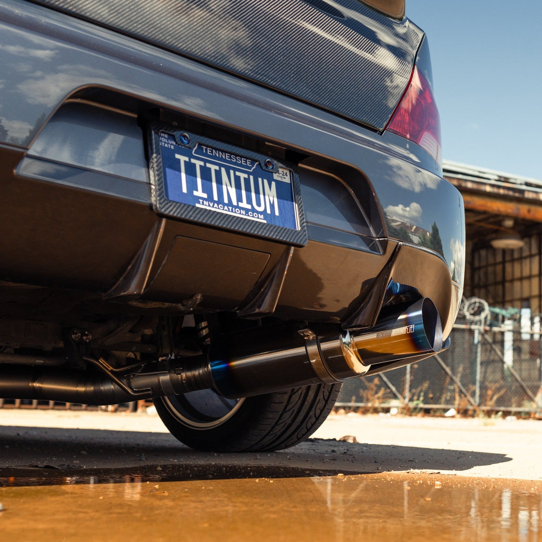 Tomei Titanium Single Exit Catback Exhaust (Evo 7/8/9) - 2