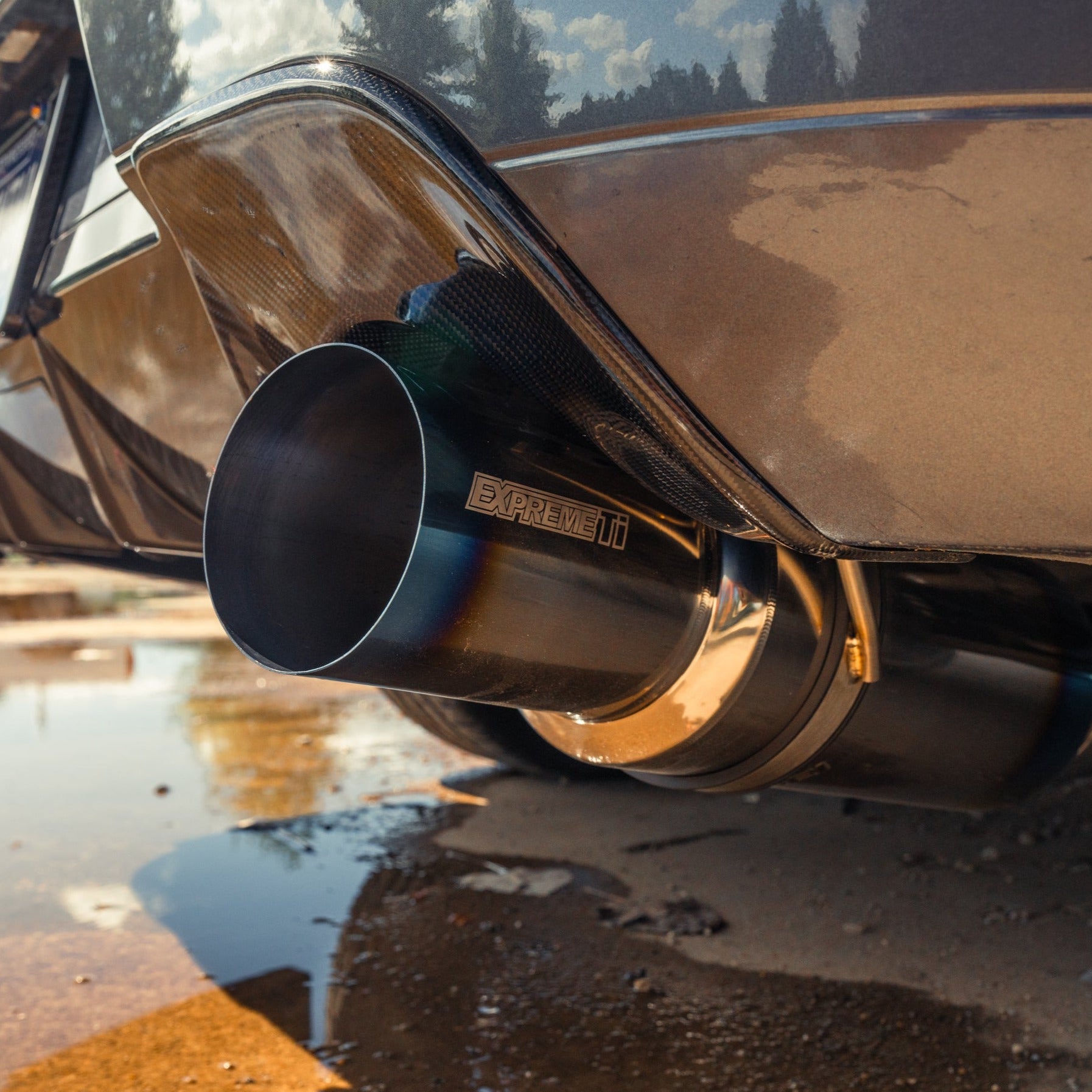 Tomei Titanium Single Exit Catback Exhaust (Evo 7/8/9) - 5