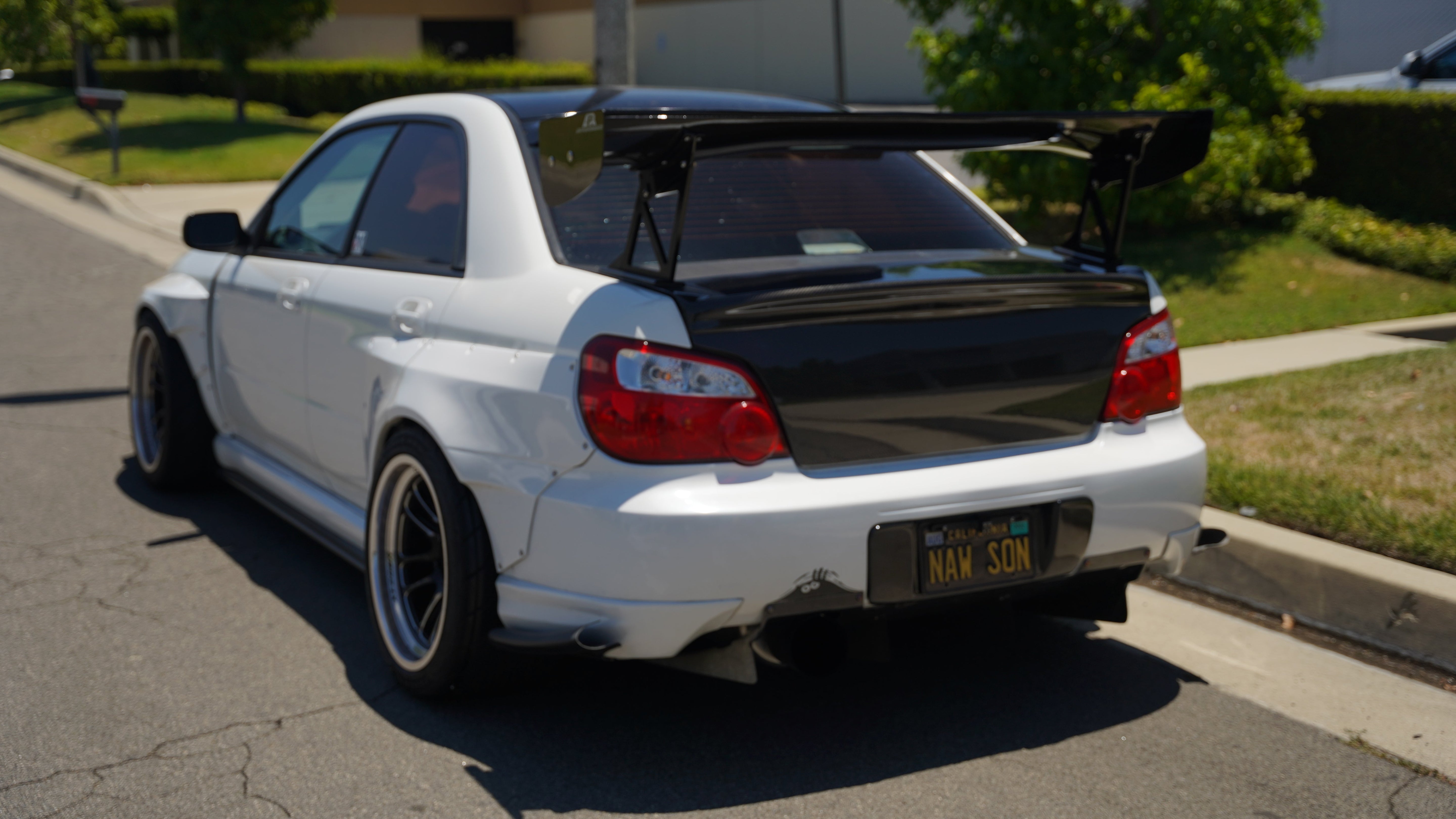 Alerón ajustable de fibra de carbono GTC-300 de 61" (Subaru Impreza WRX/STI 2002-2007)