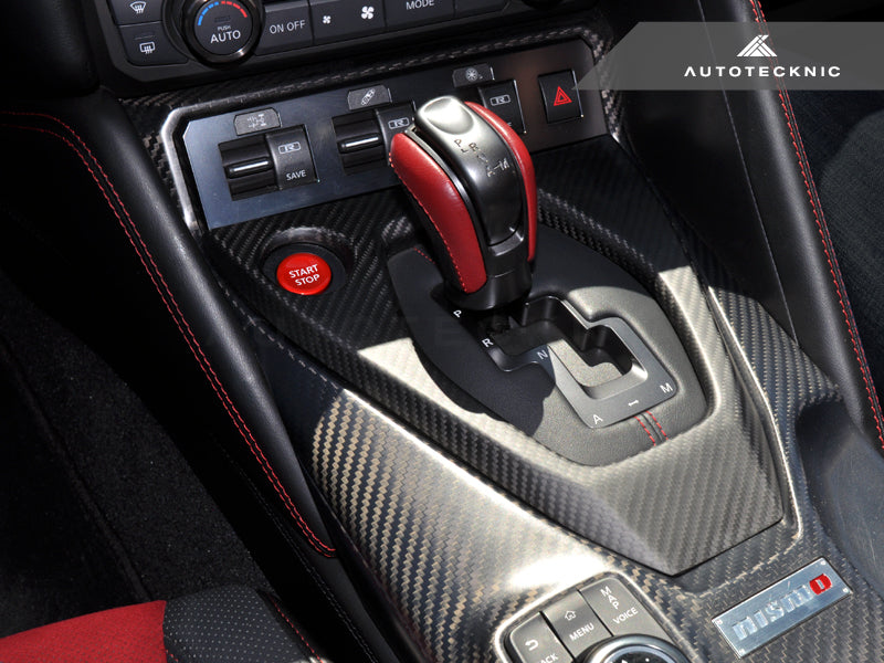 AutoTecknic Dry Carbon Shift Console Cover (2017+ R35 GTR)