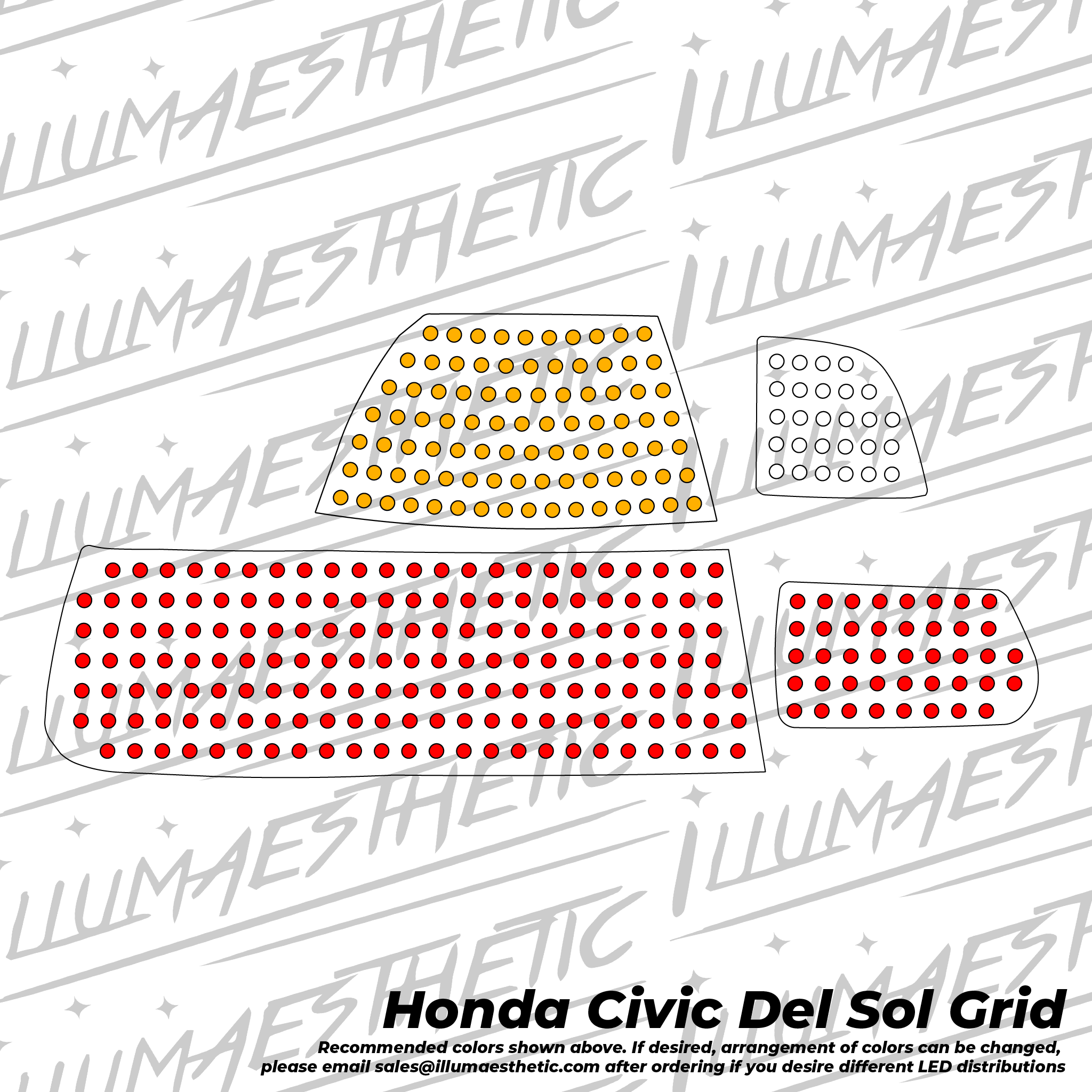 Illumaesthetic Honda Civic Del Sol (93-98) - Complete DIY Kit