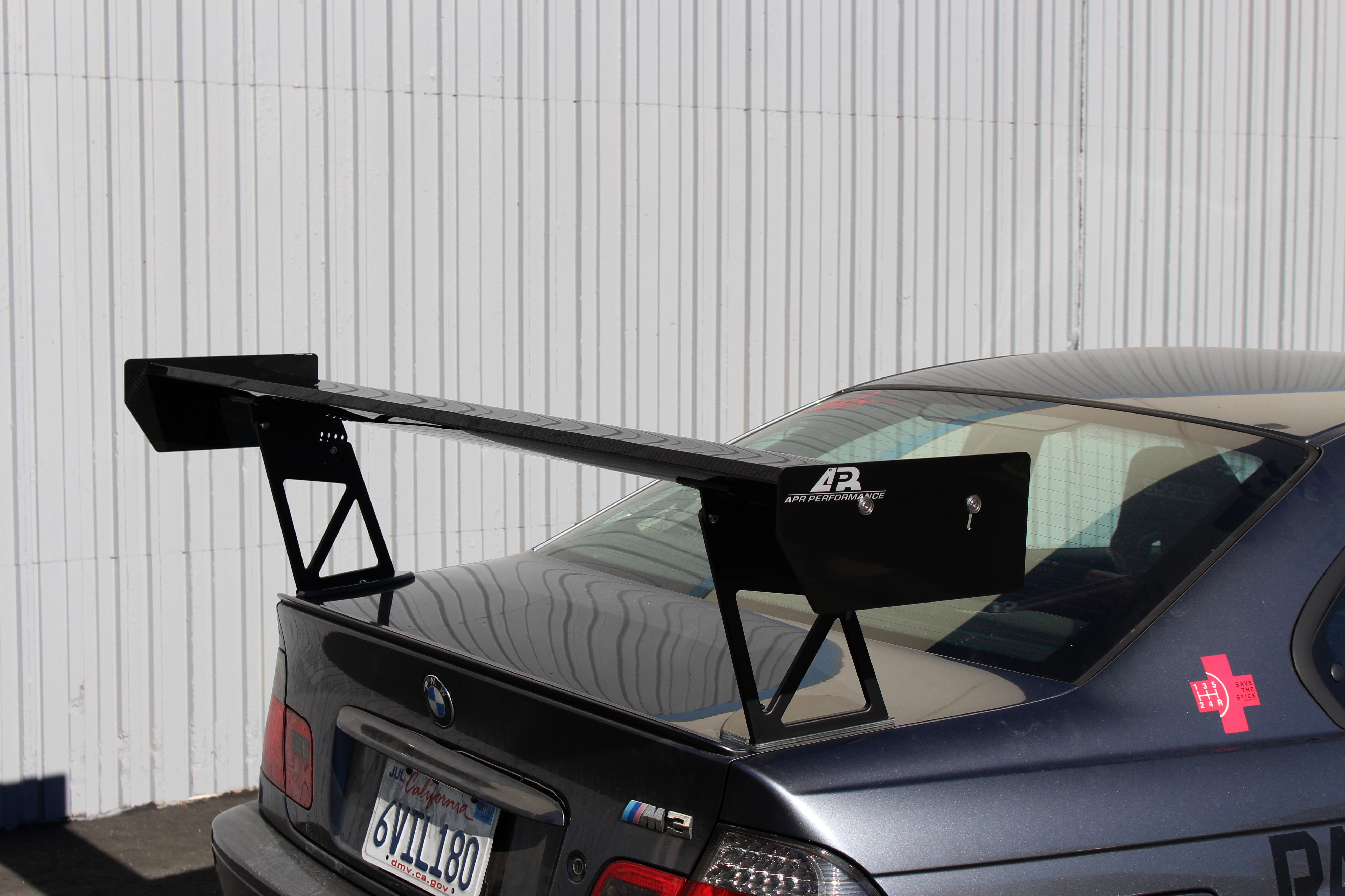 Alerón ajustable de fibra de carbono APR GT-250 (BMW E46 Coupé)