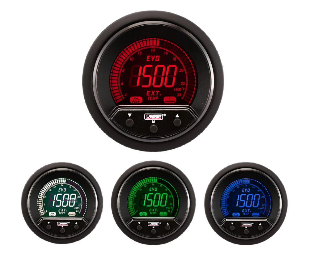 Prosport 2-1/16" Premium Evo Electrical Exhaust Gas Temperature Gauge