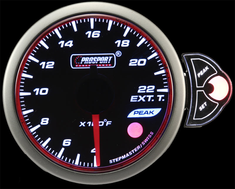 Prosport 2-1/16" Halo-Exhaust Gas Temperature Gauge