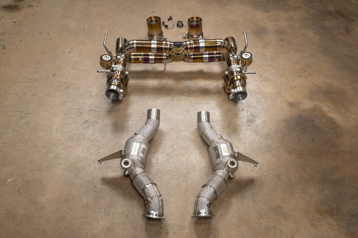 Valvetronic フェラーリ F8 Valved スポーツ エキゾーストシステム