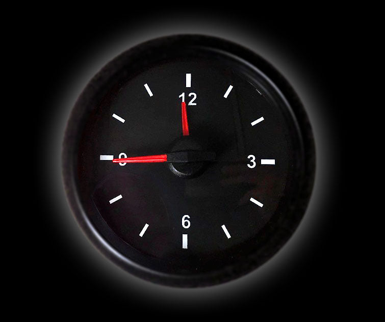 Medidor de reloj analógico eléctrico Prosport de 2-1/16" y 12 voltios