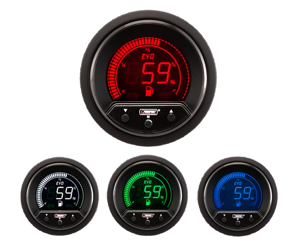 Medidor de nivel de combustible eléctrico Prosport Premium Evo de 2-1/16"