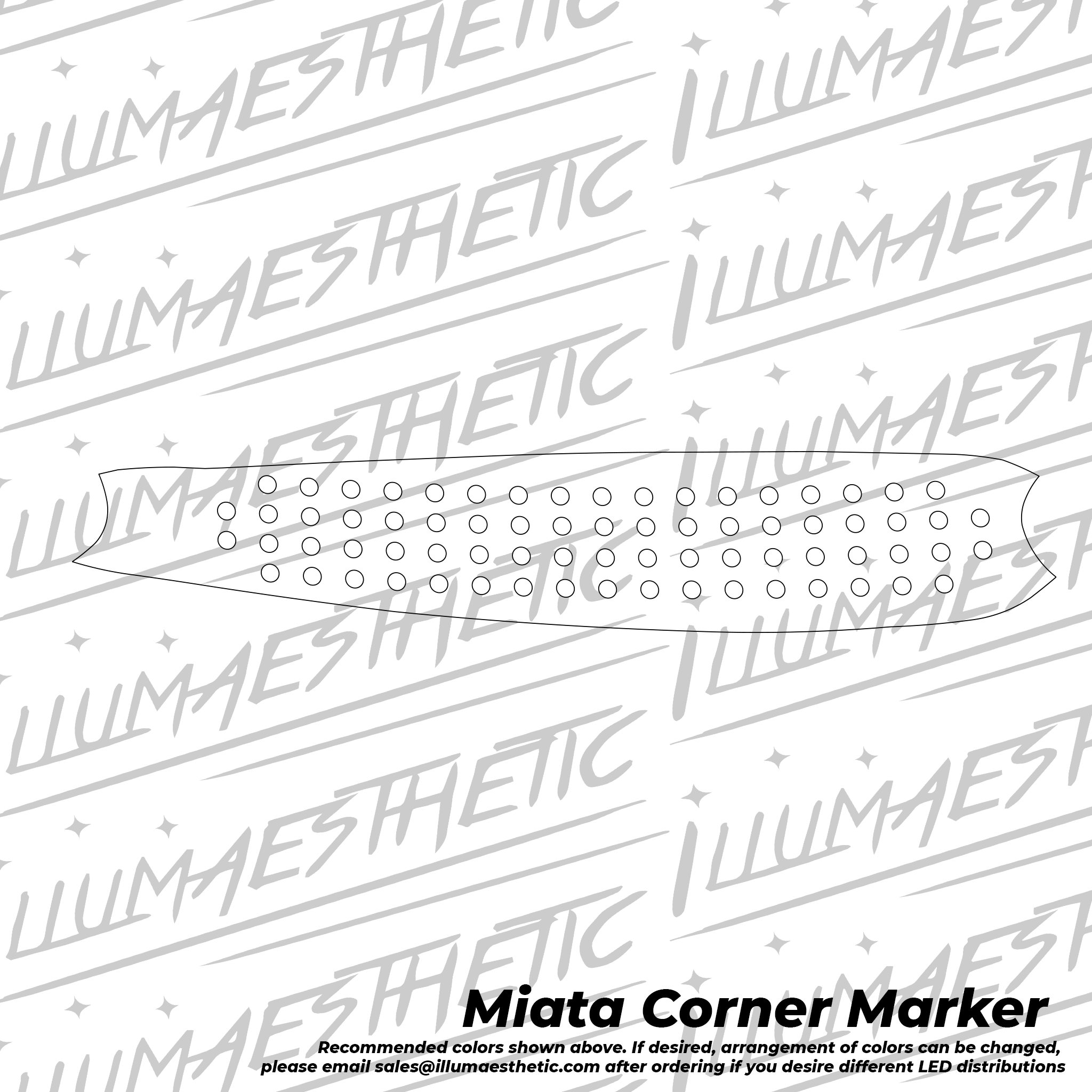 Illumaesthetic Mazda MX-5 Miata (NA) Front Corner Marker - DIY Kit