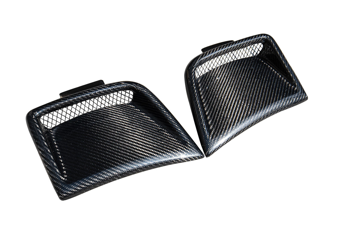 Rexpeed ST-Style Carbon フロント Bumper Side Vents (08-11 WRX/STI ハッチバック) - 1