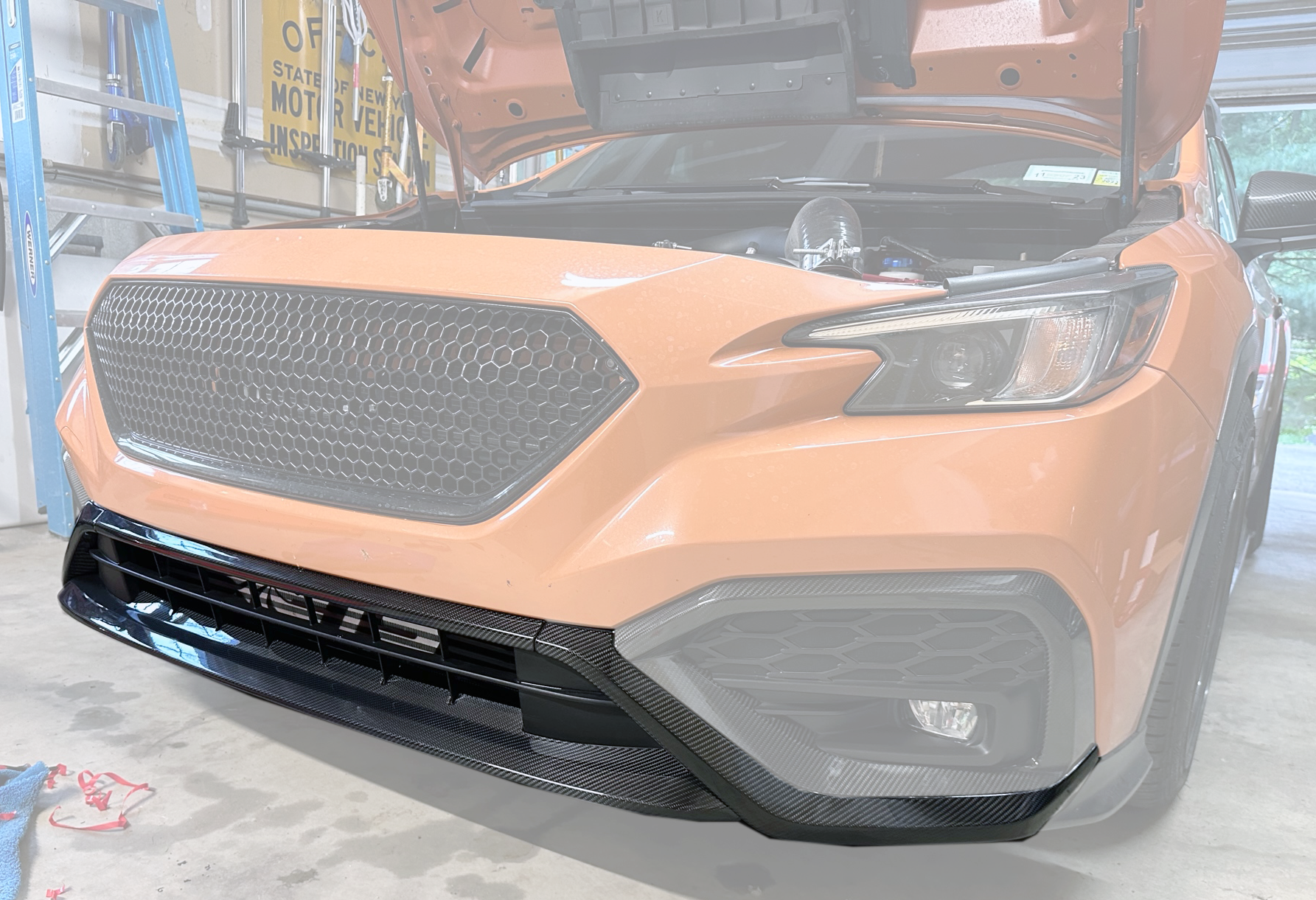 Rexpeed Dry Carbon Front Bumper Covers | 2022+ Subaru WRX VB