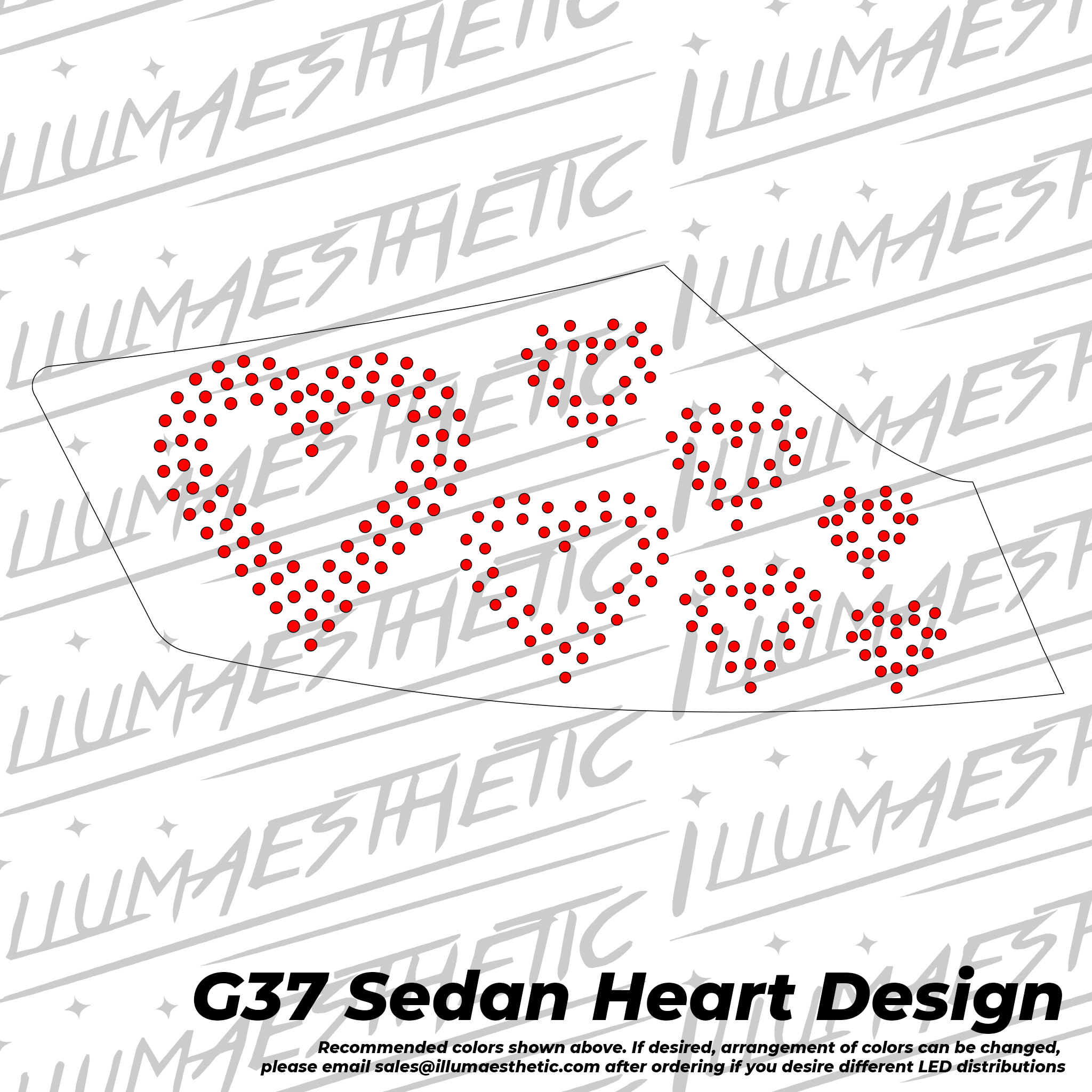 Illumaesthetic Infiniti G37 & Skyline V36 Sedan - Complete DIY Kit