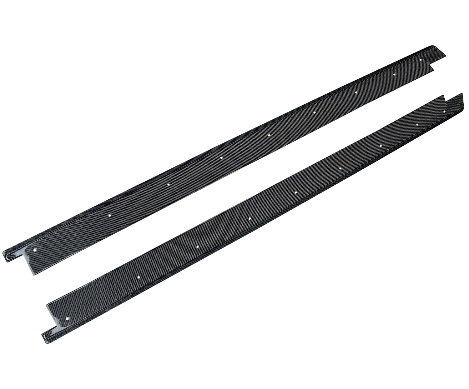 Two carbon fiber side skirts by Rexpeed for the 2023+ GR Corolla