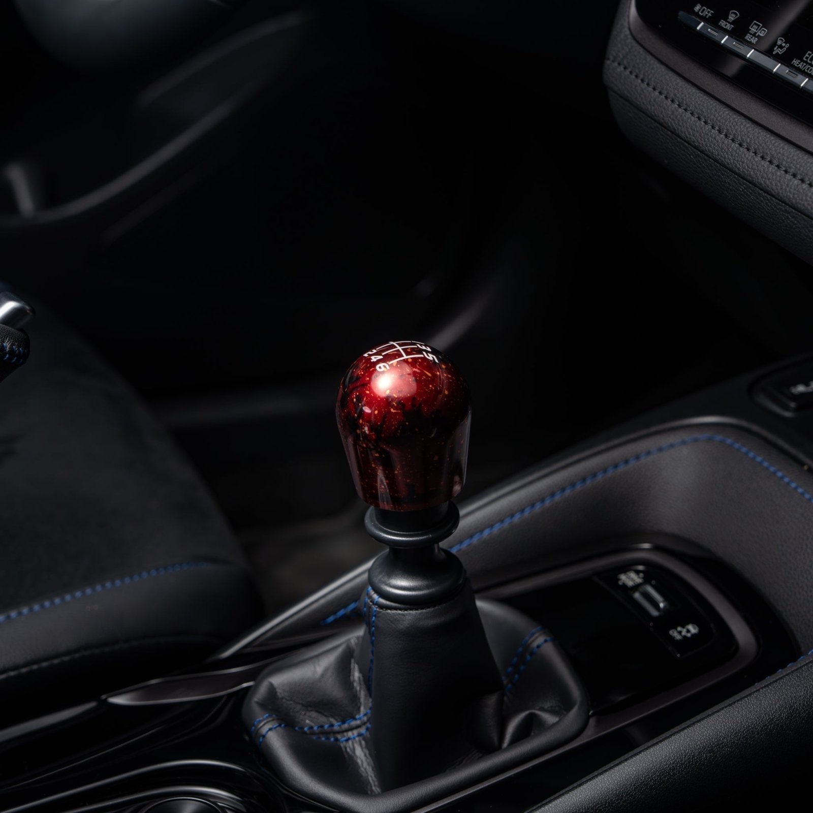 Billetworkz Cosmic Space Shift Knob 6 - Speed Velocity Engraving for Toyota GR Corolla / Corolla Hatch - 4