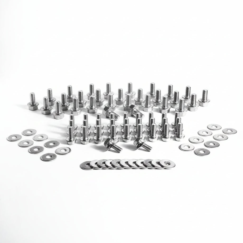 JDC Stainless Steel Under-Body Replacement Hardware Kit (GT-R) - JD Customs U.S.A