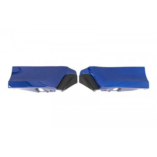OLM Paint Matched JDM Style Rear Splash Guards (Galaxy Blue Pearl) - 2015-2021 WRX / STI - 2