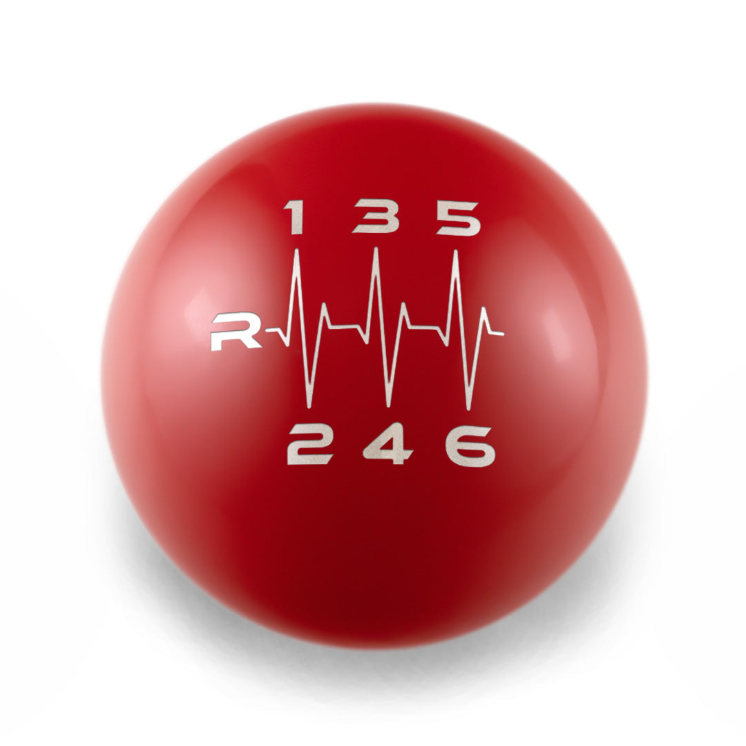 Billetworkz Weighted Shift Knob 6-Speed Heartbeat Engraving for Toyota GR Corolla / Corolla Hatch