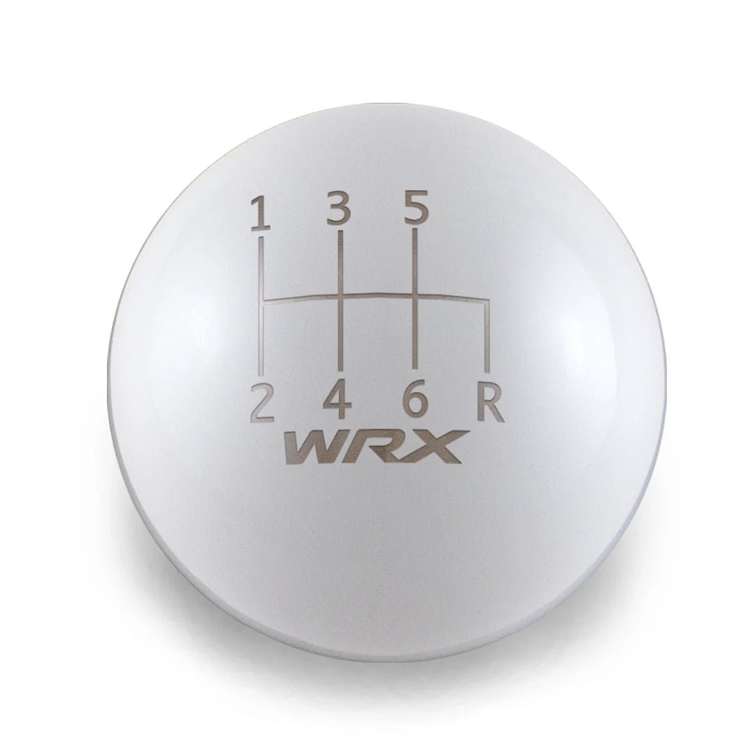 Billetworkz Weighted Shift Knob - 6 Speed WRX Standard Engraving - Subaru WRX 2015-2025 - 1