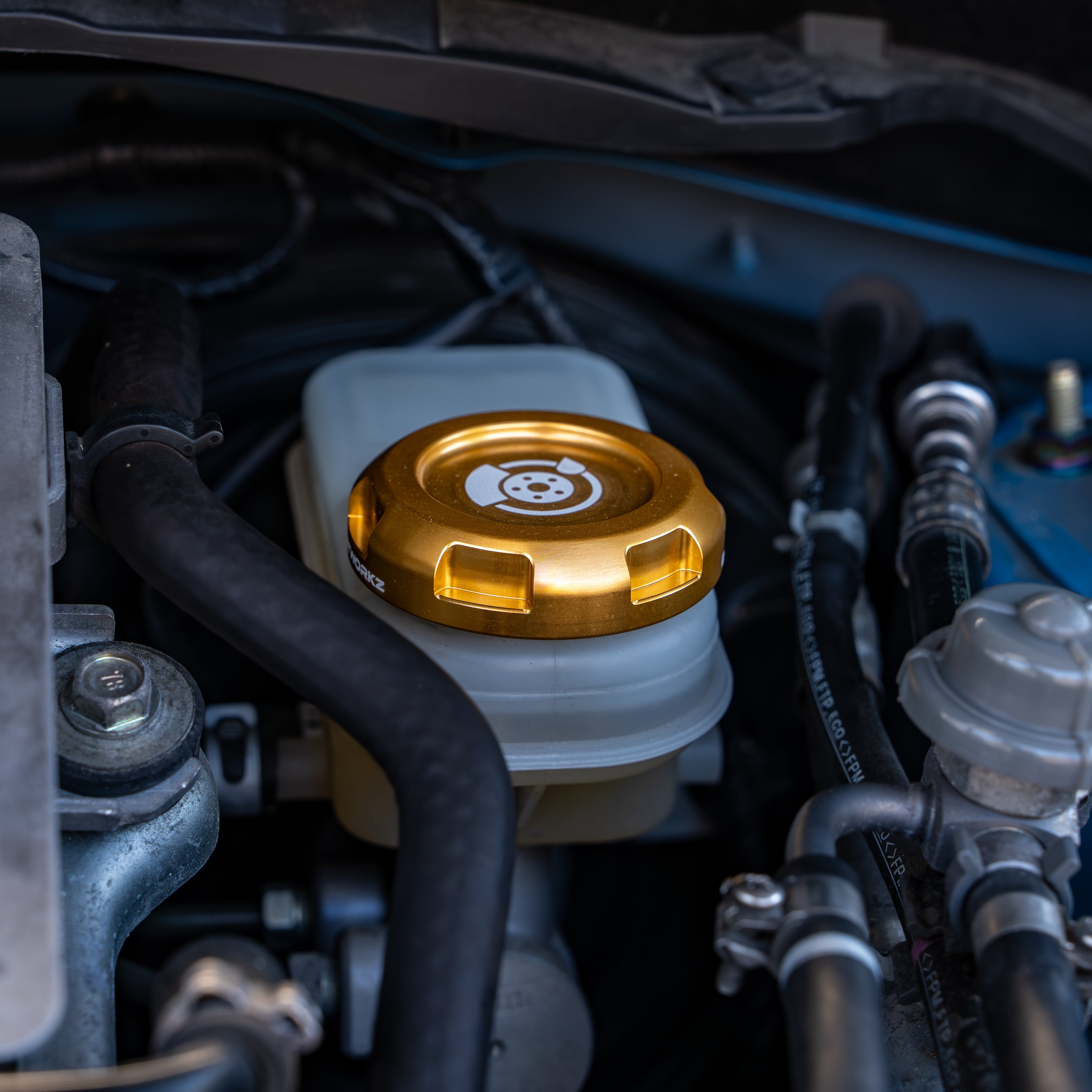 Billetworkz Brake Fluid Reservoir Cap - Multiple Subaru Fitments