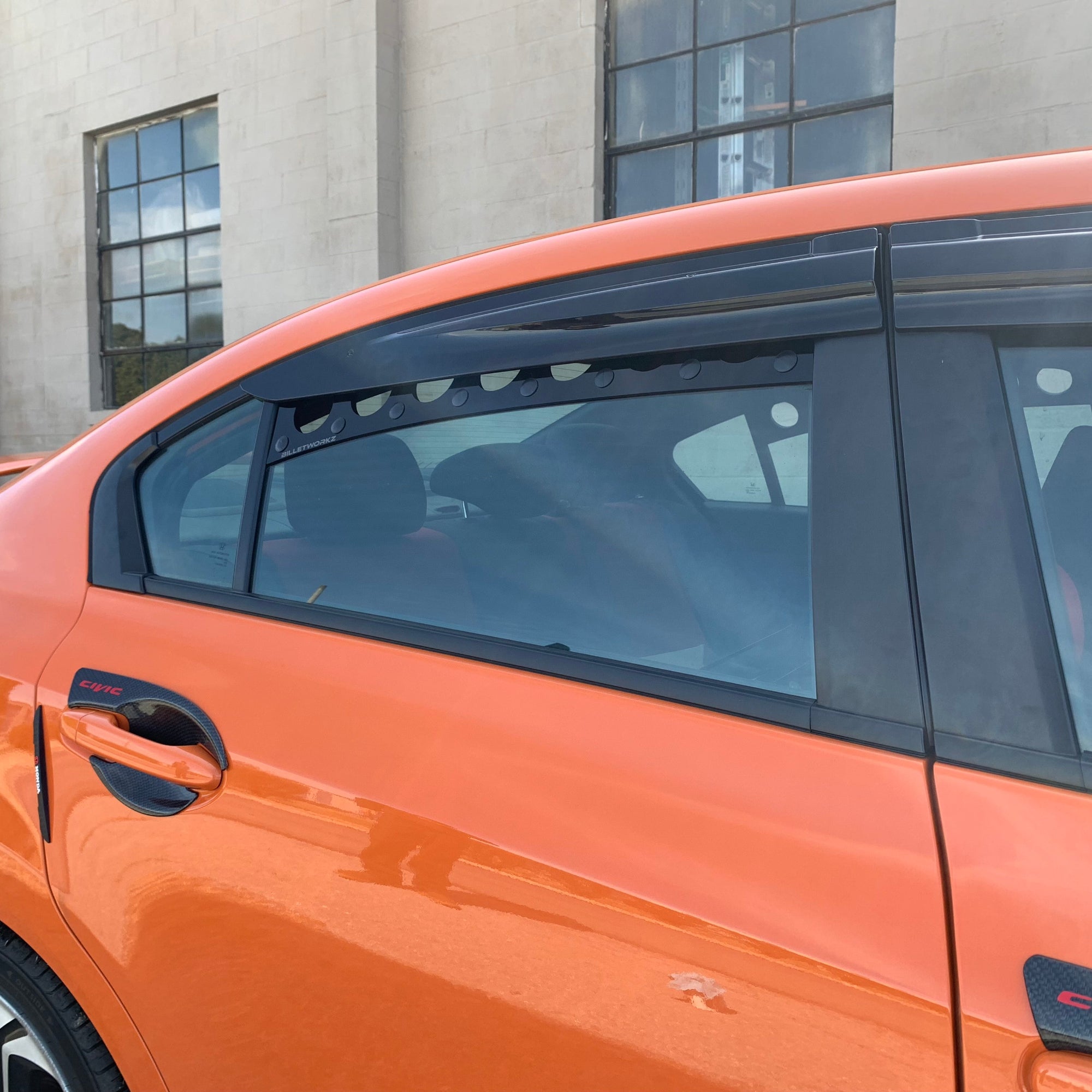 Billetworkz Window Vents (2012-2015 Honda Civic Sedan)