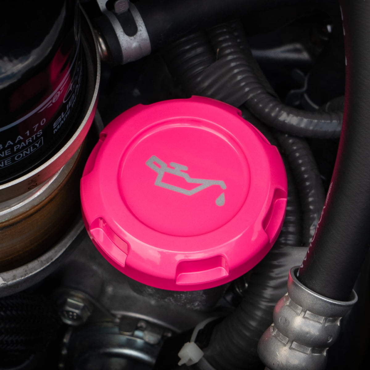 Billetworkz Engine Bay Caps - (2008-2014 Subaru WRX/STI)