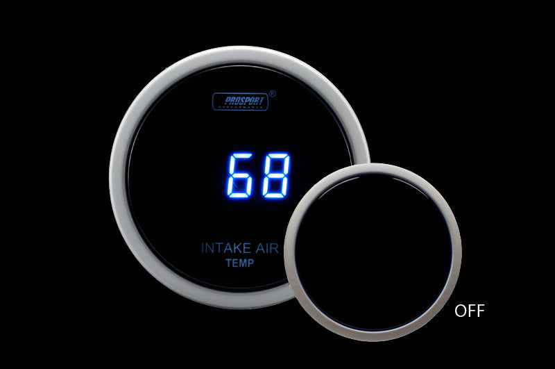 Medidor digital de temperatura de admisión Prosport de 2-1/16"