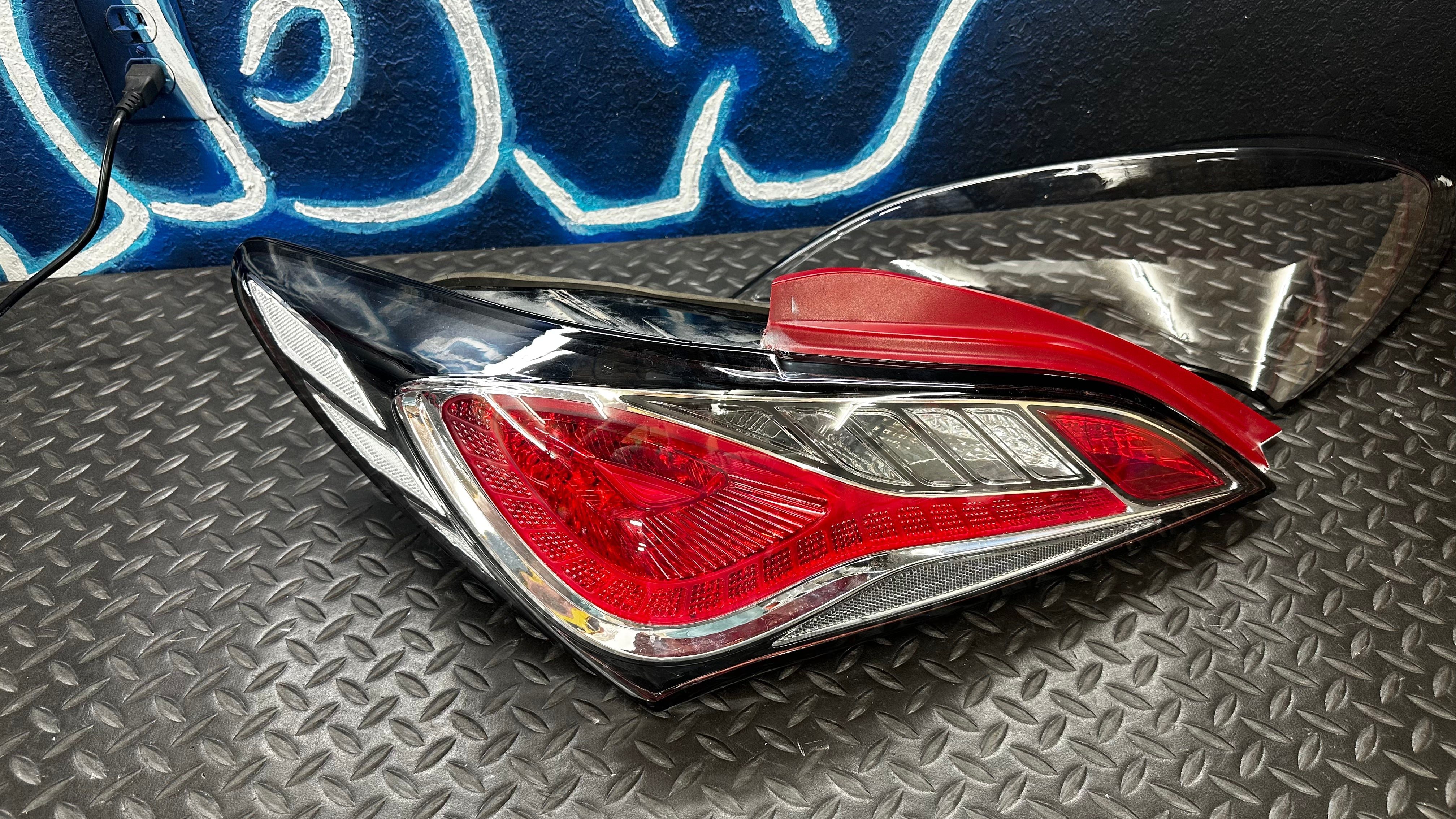Lentes de luz trasera transparentes NTXGlow (Coupé Genesis 2010-2016)