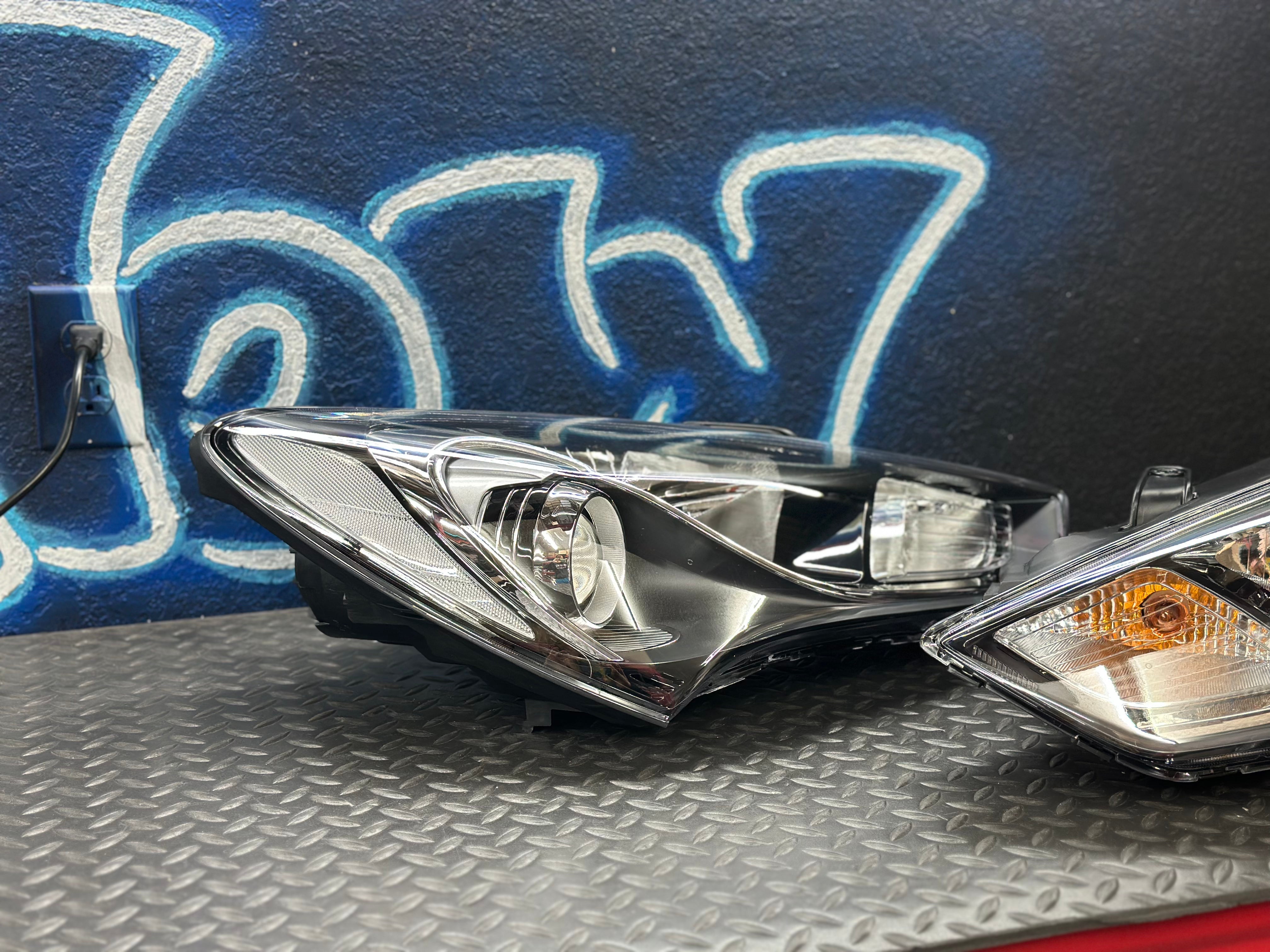 NTXGlow Kdm Reflector Headlights Halogen | 2013-2016 Genesis Coupe