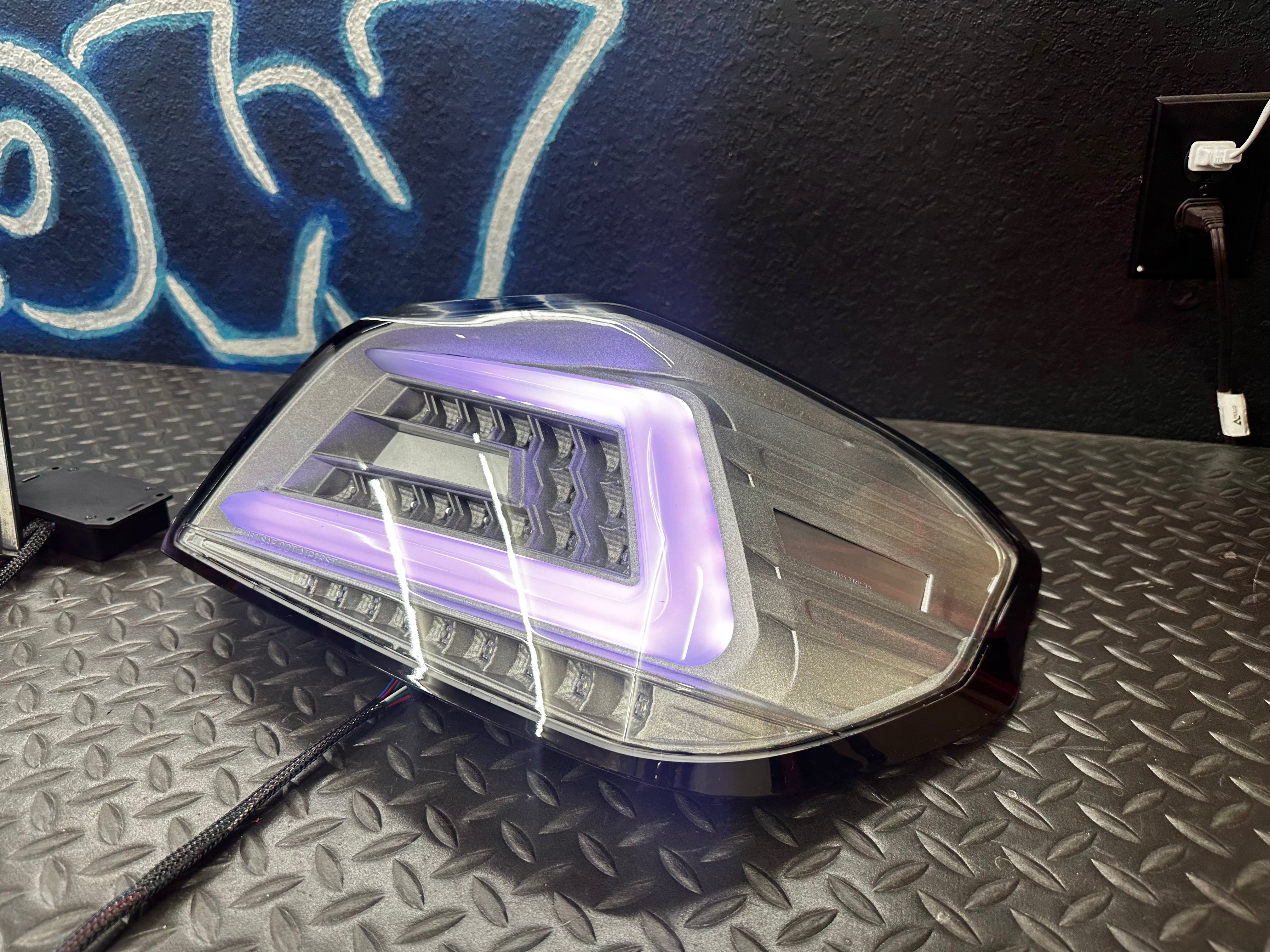 NTXGlow Clear Color Shifting Spec D Tail Lights | 2015-2021 Subaru WRX - 4