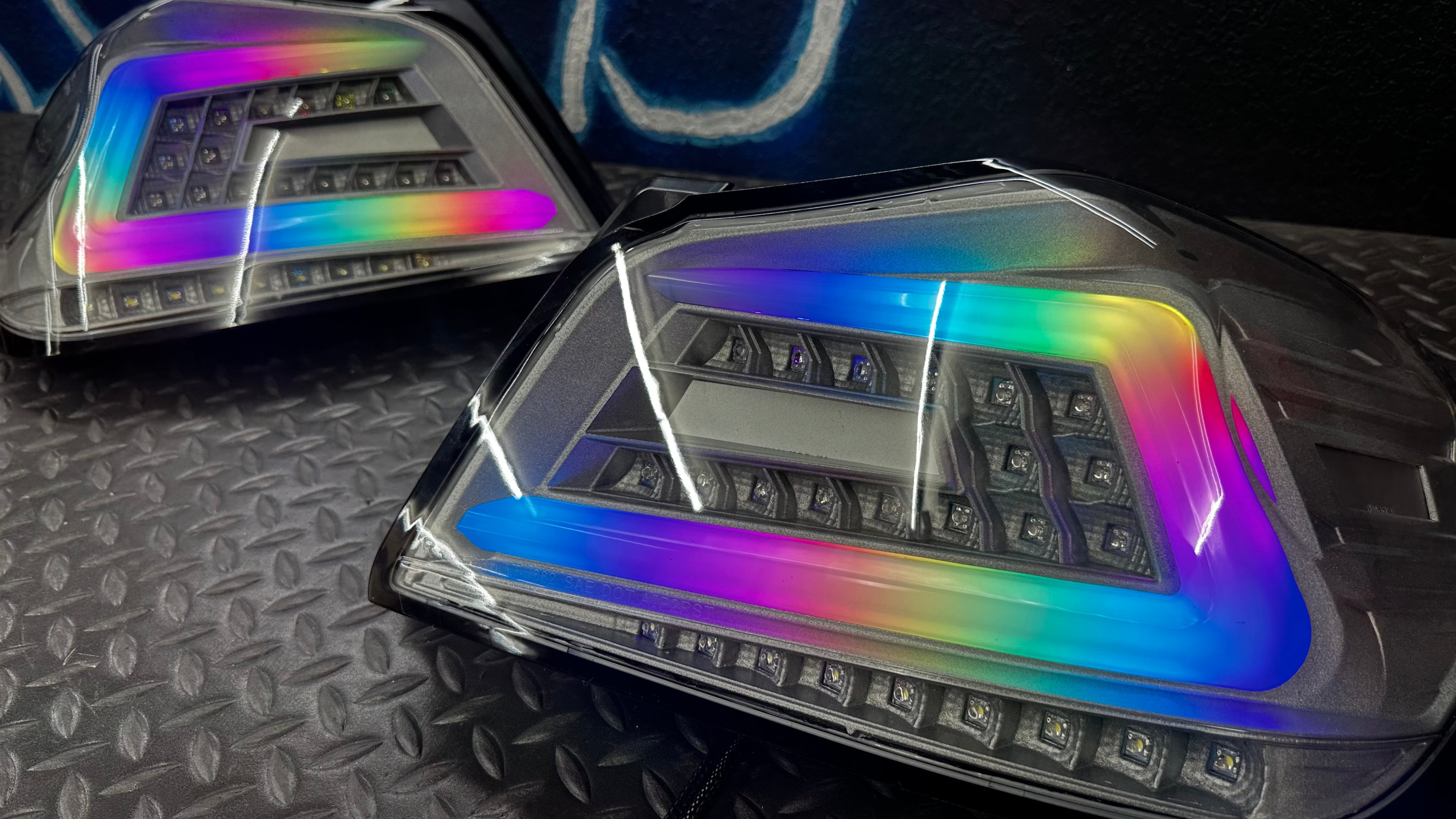 NTXGlow Clear Color Shifting Spec D Tail Lights | 2015-2021 Subaru WRX - 19