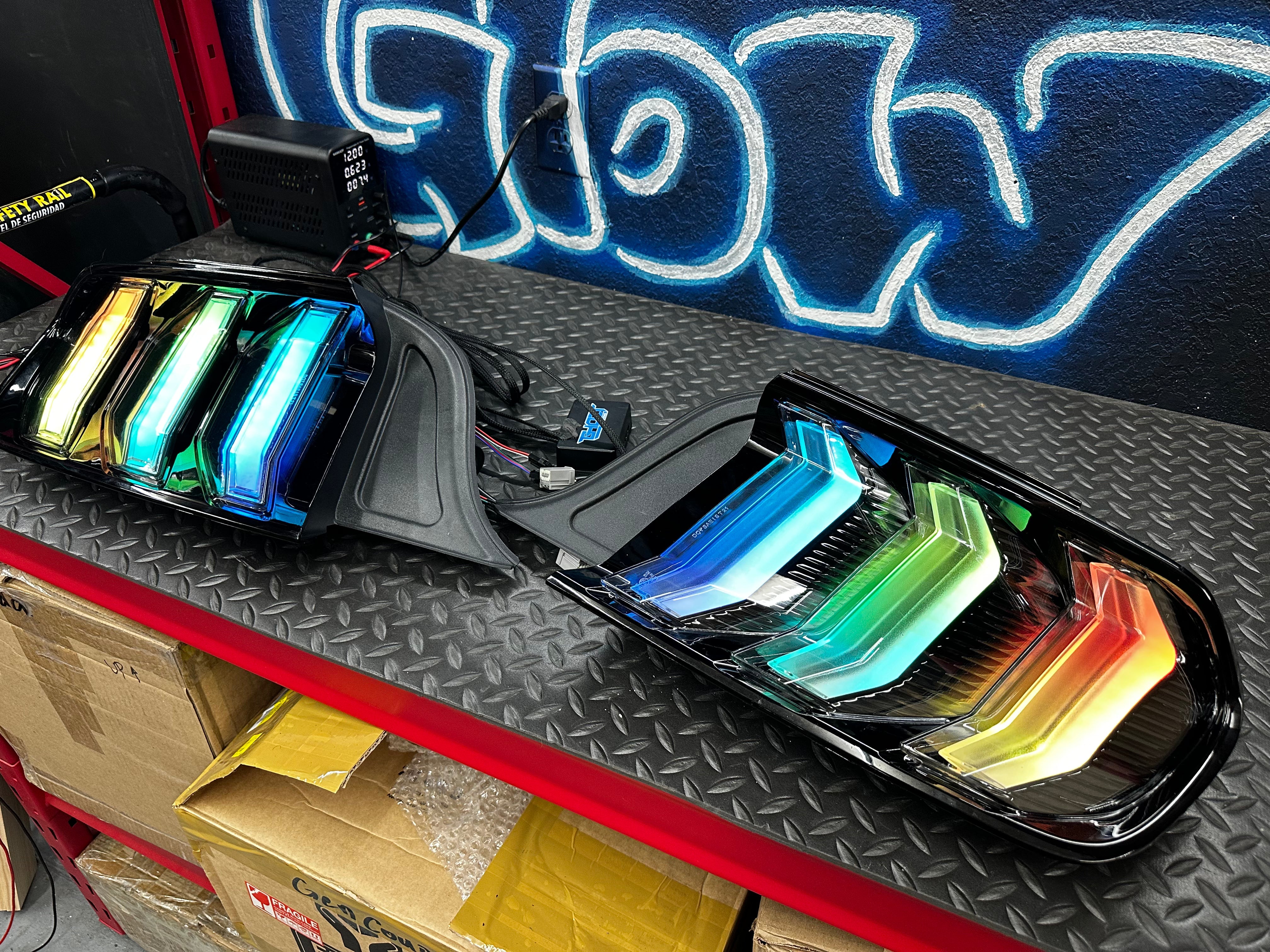 NTXGlow RGB Tail Lights | 2015-2023 Ford Mustang