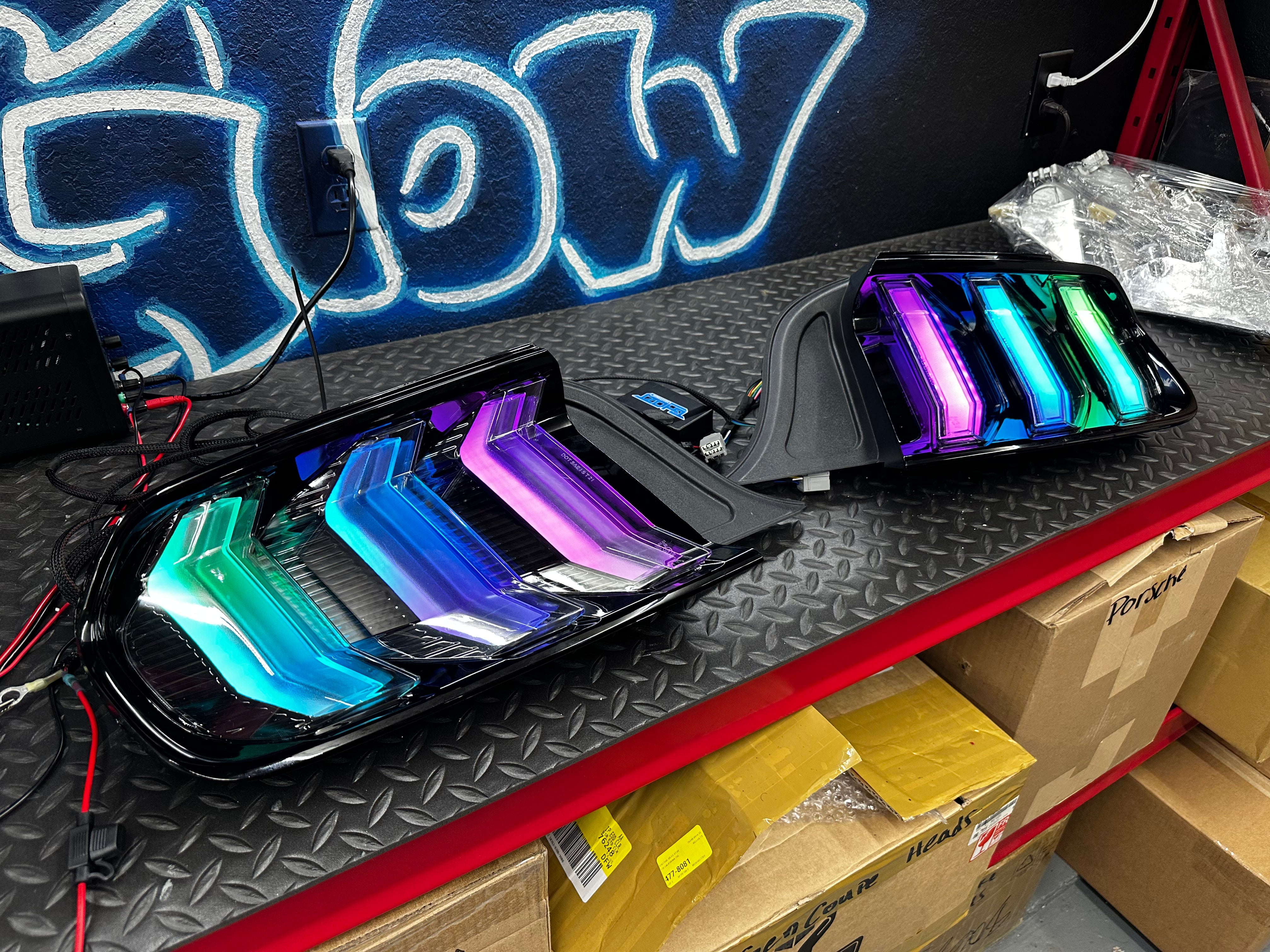 NTXGlow RGB Tail Lights | 2015-2023 Ford Mustang