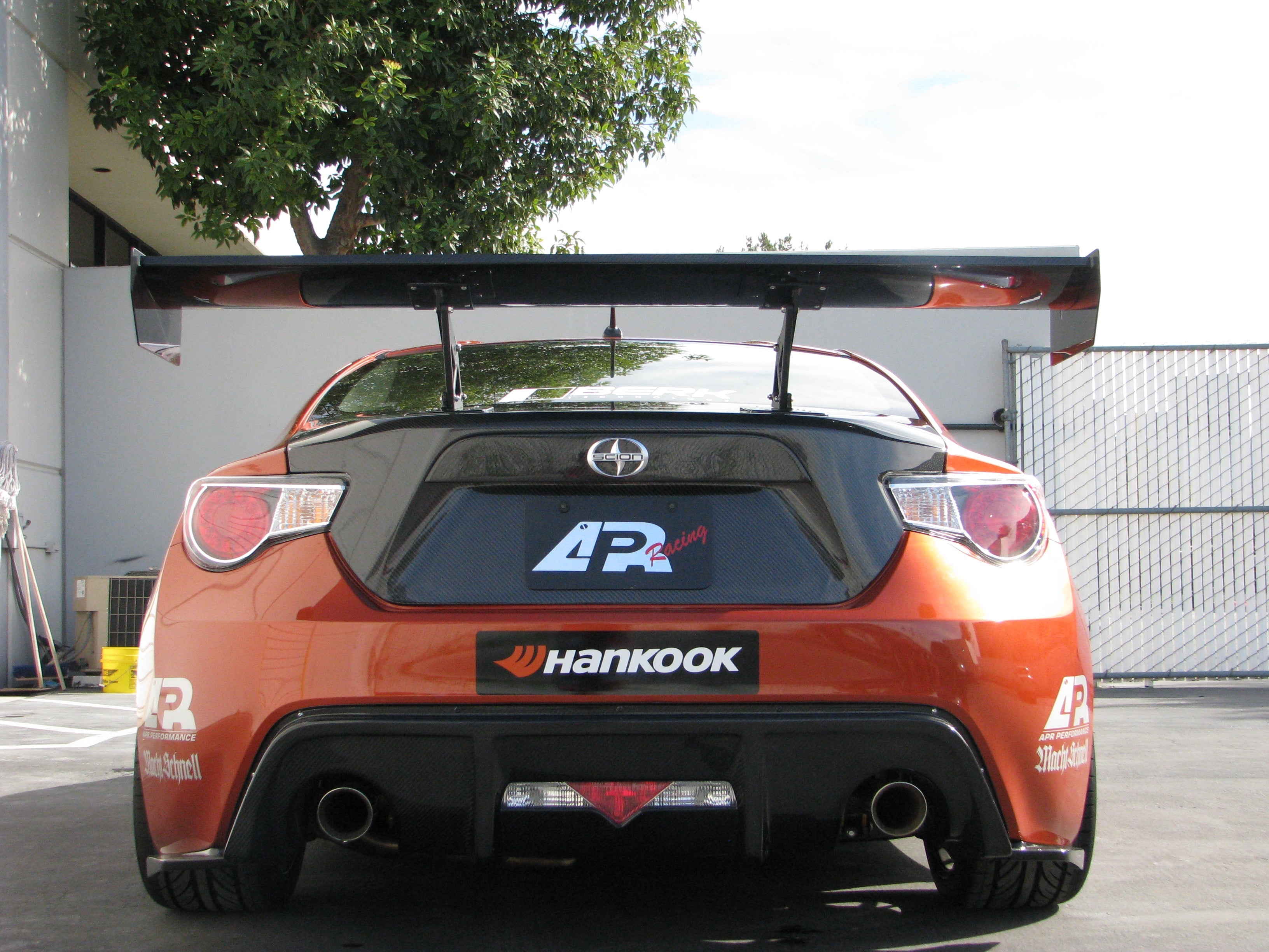 APR GT-250 Carbon Fiber Lower Adjustable Wing 61" (2013-2016 FR-S/GT86/BRZ)
