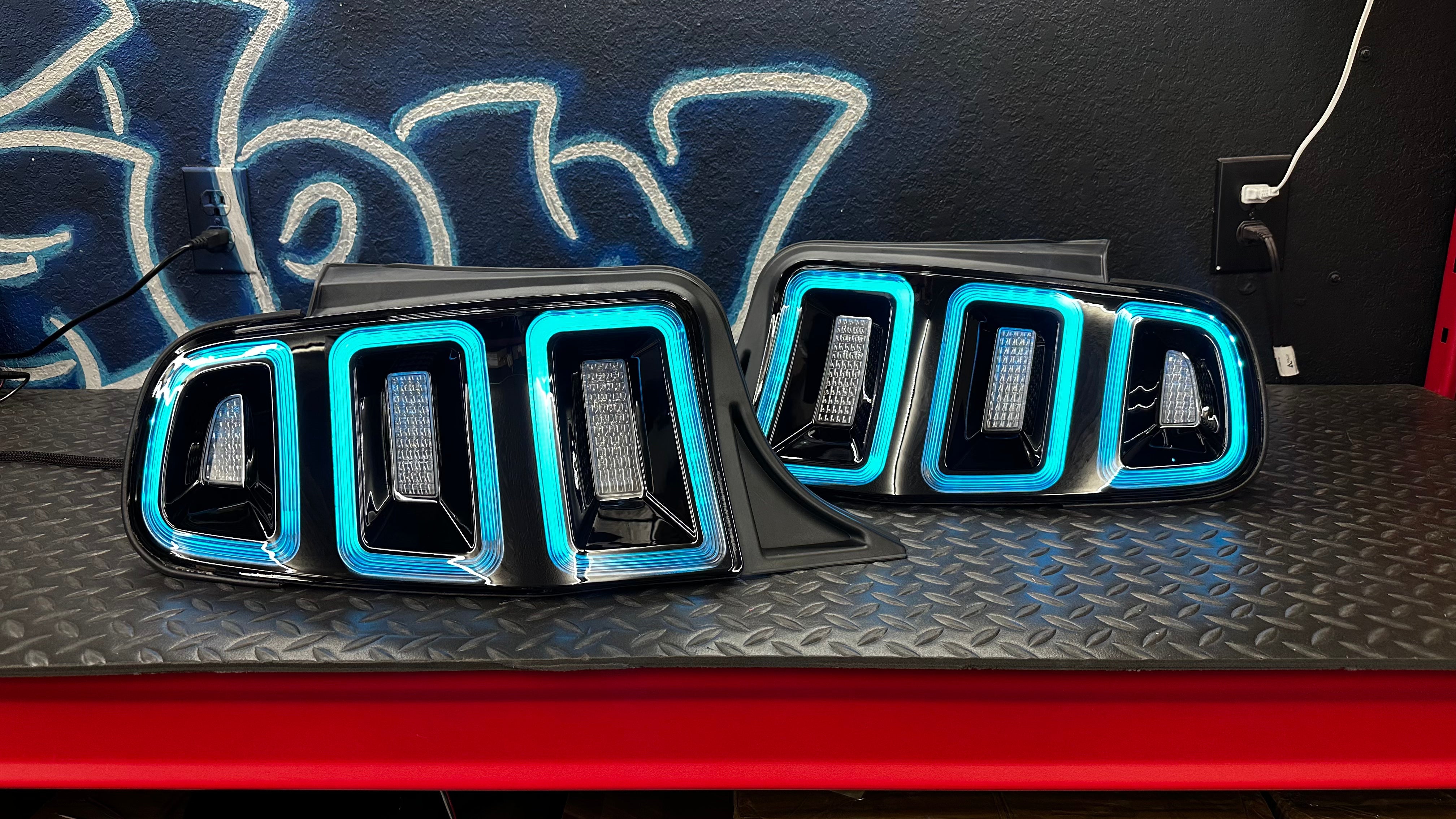 NTXGlow RGB Euro Style Tail Lights | 2010-2014 Ford Mustang