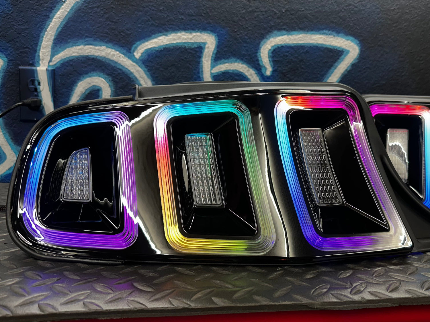 NTXGlow RGB Euro Style Tail Lights | 2010-2014 Ford Mustang