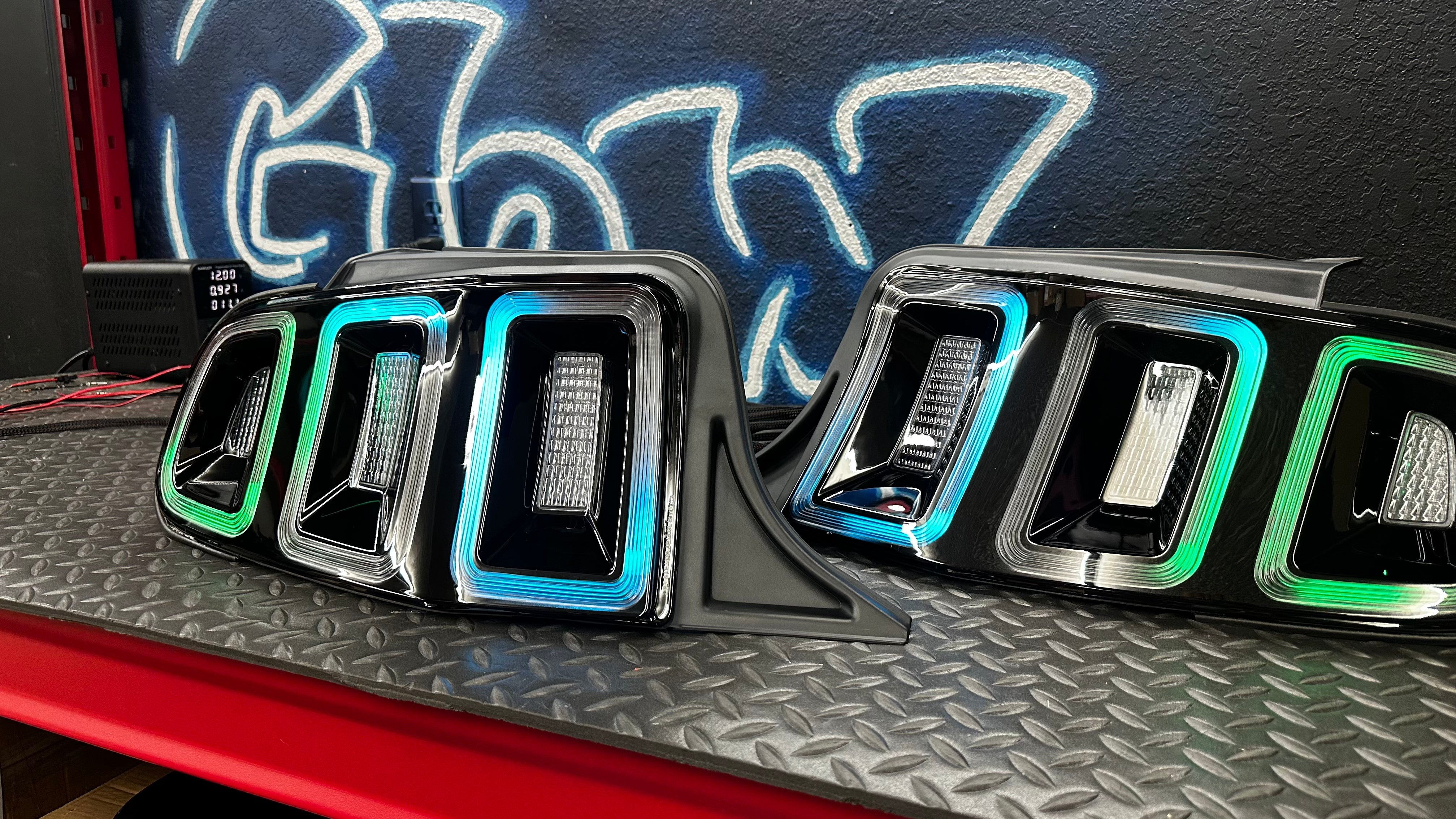 NTXGlow RGB Euro Style Tail Lights | 2010-2014 Ford Mustang