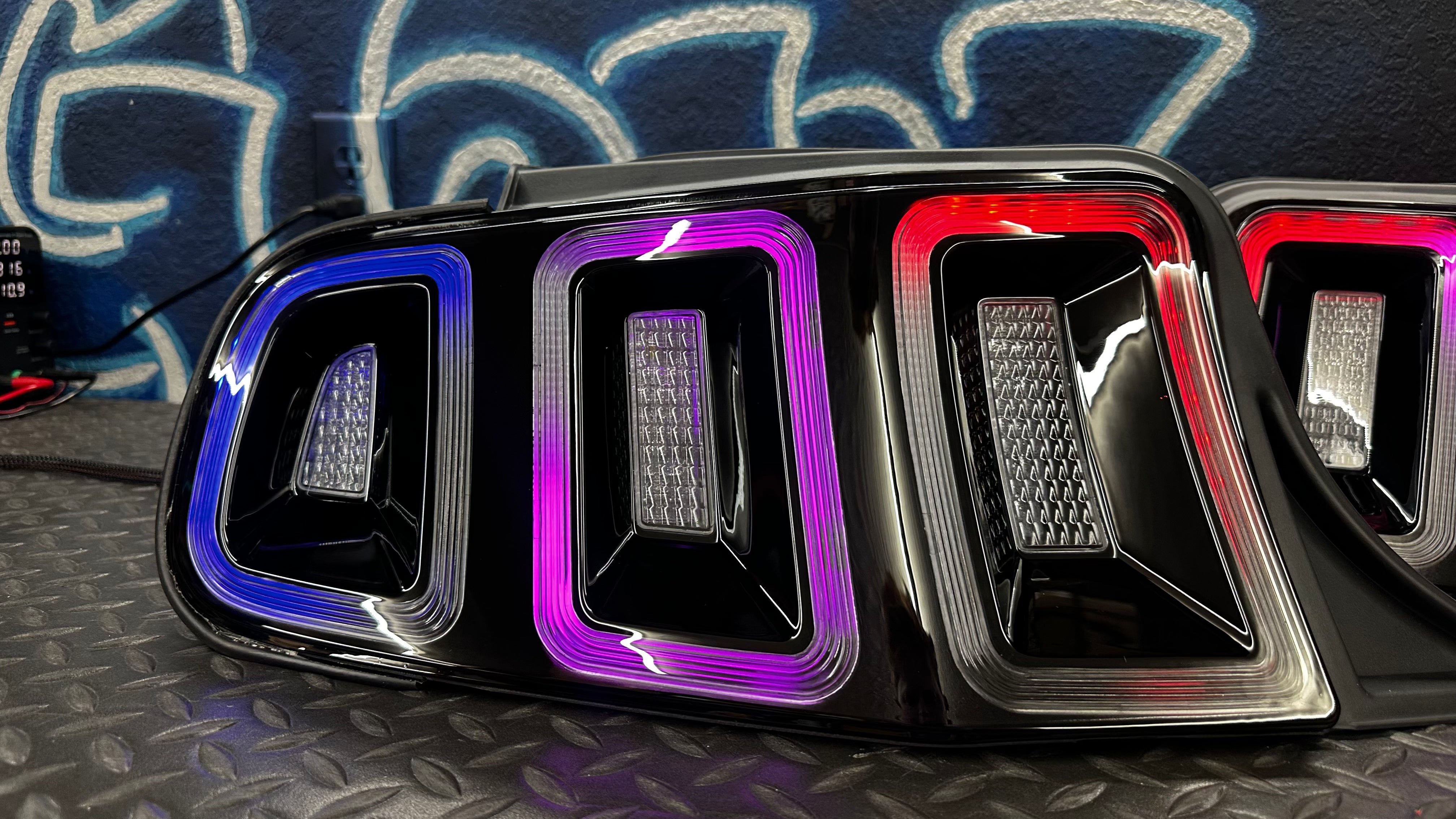 NTXGlow RGB Euro Style Tail Lights | 2010-2014 Ford Mustang