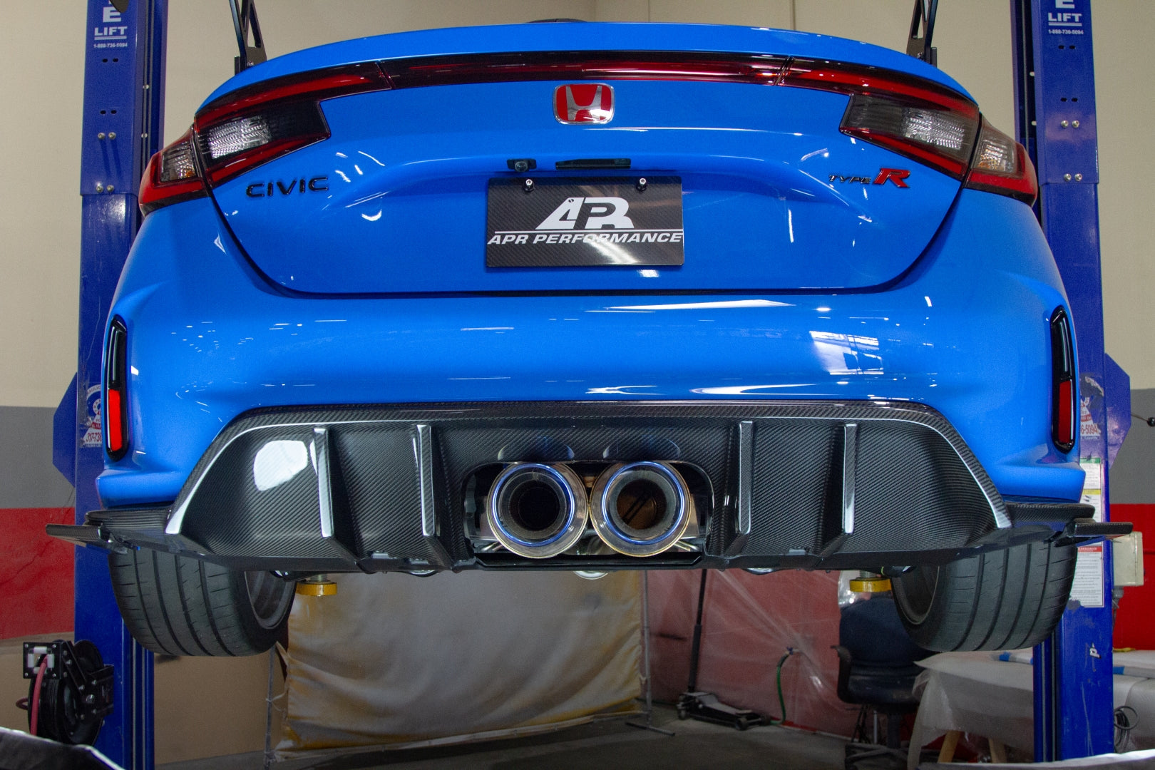 APR Carbon Fiber Rear Diffuser (2023+ Honda FL5 Civic Type R)
