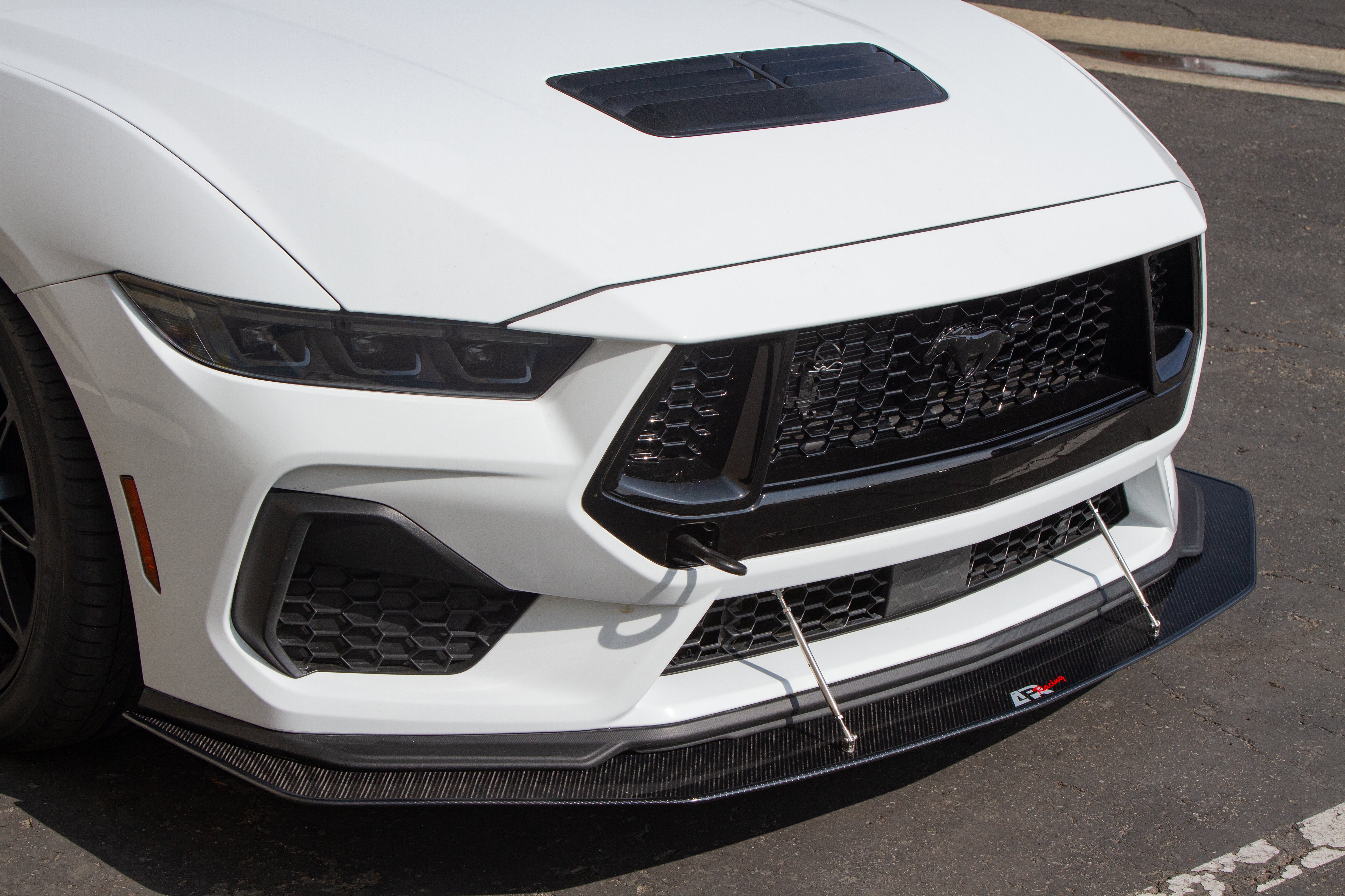 APR Carbon Fiber Front Wind Splitter (2024+ Ford Mustang GT With Performance Package)