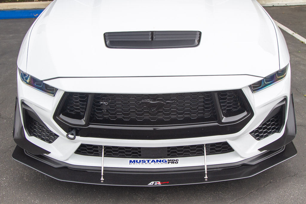 APR Carbon Fiber Front Bumper Canards (2024+ Ford Mustang GT)