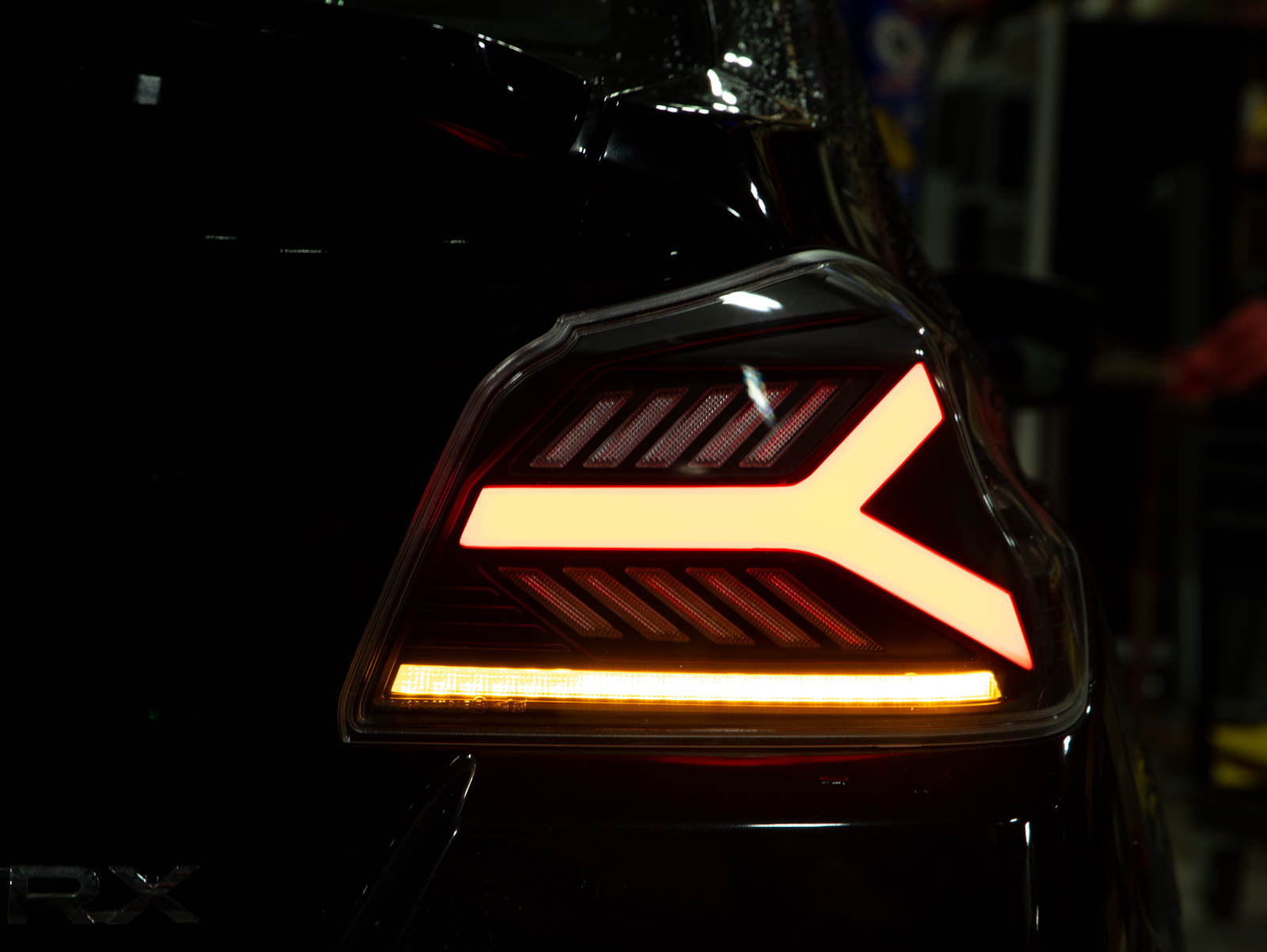 Luces traseras LED OLM Y-Spec (lente transparente, óptica blanca) - WRX/STI 2015-2021