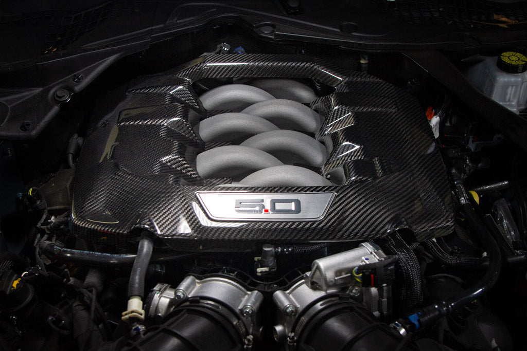 Cubierta de motor de fibra de carbono APR (Ford Mustang S650 2024+)