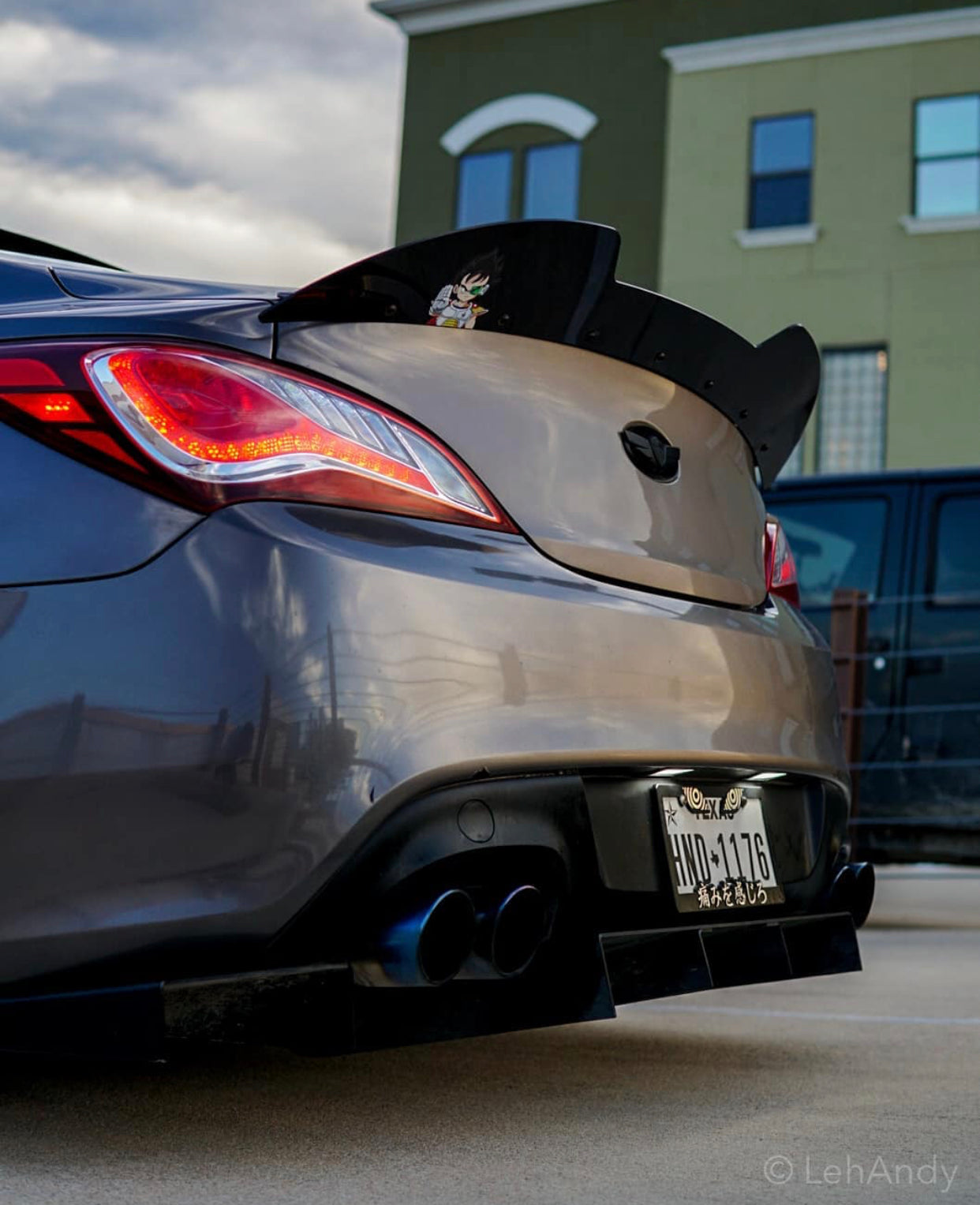 NTXGlow Wicker Bill Spoiler (2010-2016 Genesis Coupe)