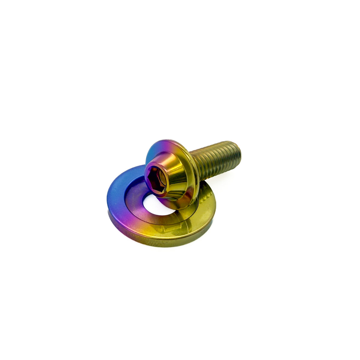 JDC Titanium Flush-Fit Bolt/Washer Kit (M6x1.0)