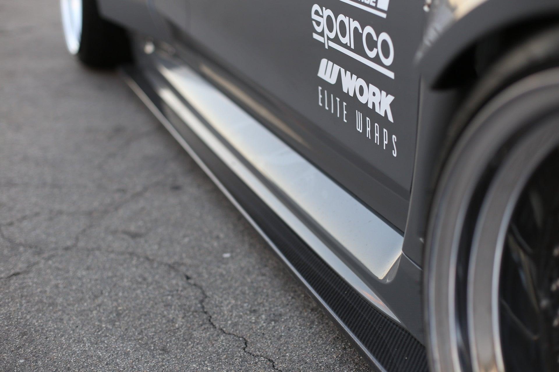 Aeroflow Dynamics Side Skirt Extension (Carbon Fiber) (2015-2020 Subaru WRX/STI)