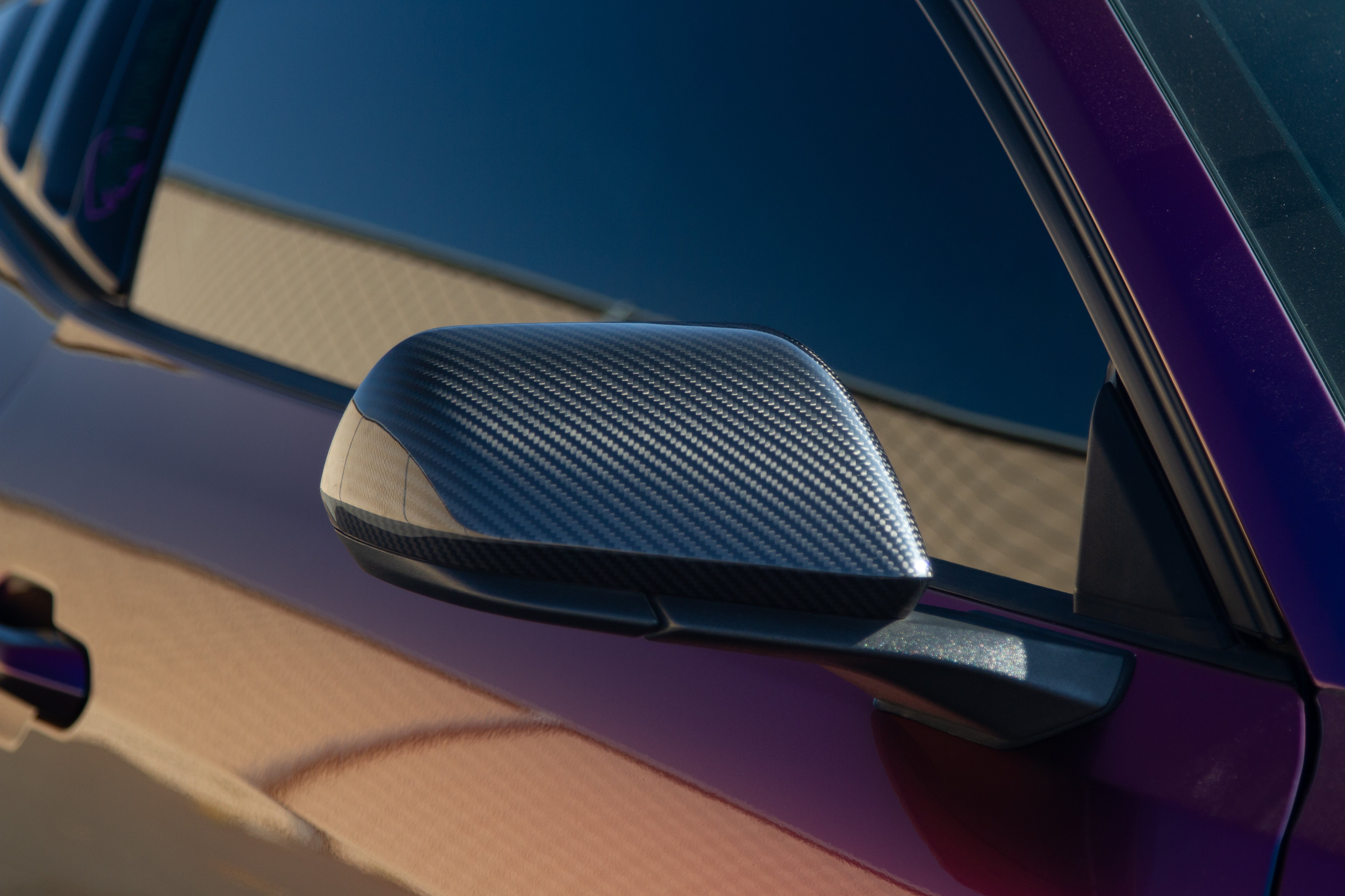 APR Carbon Fiber Replacement Mirrors (2015-2025 Ford Mustang S550 / S650 / GT350 / GT500)