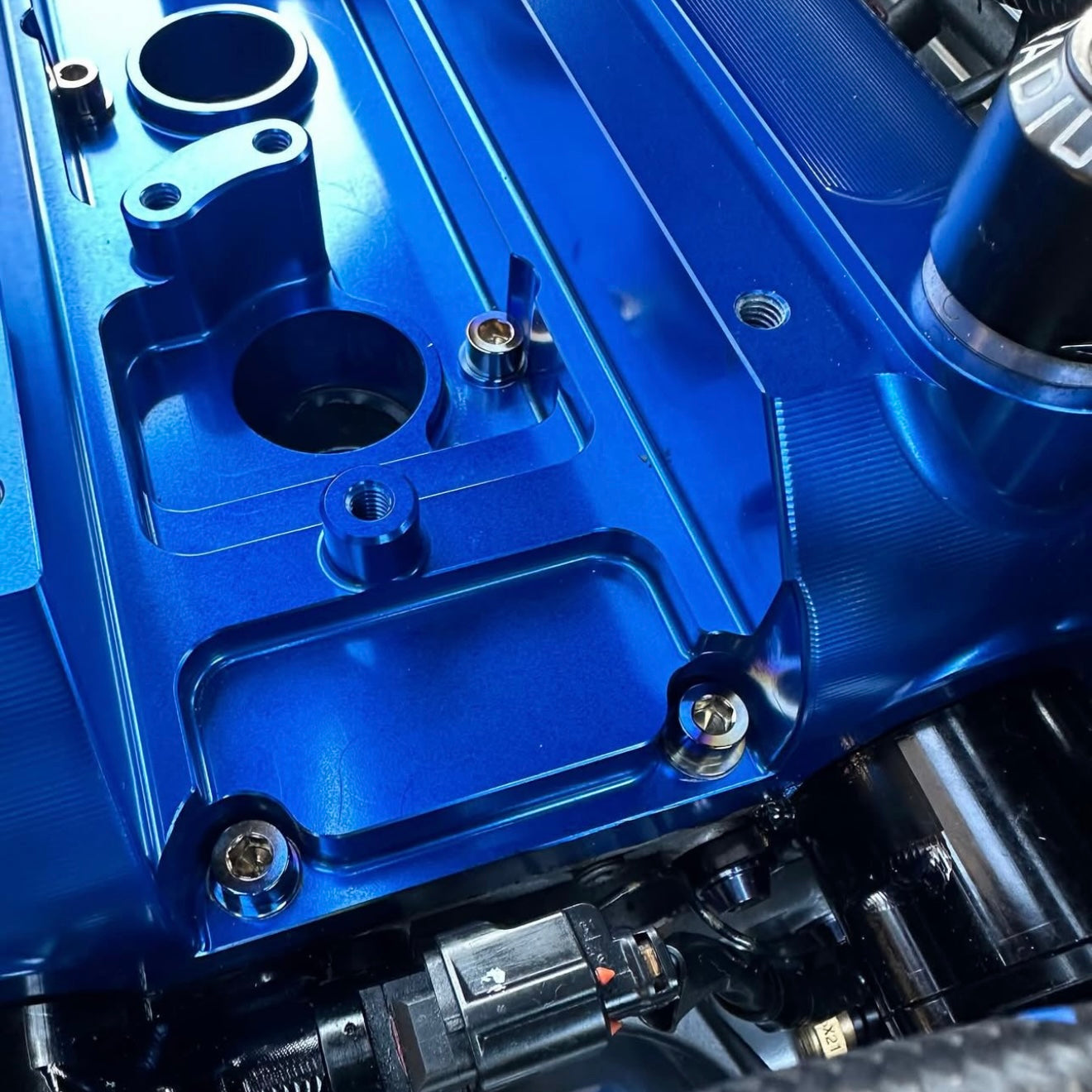 JDC チタン フロントライン ファブリケーション バルブ カバー ハードウェア交換キット (Evo 4-9)