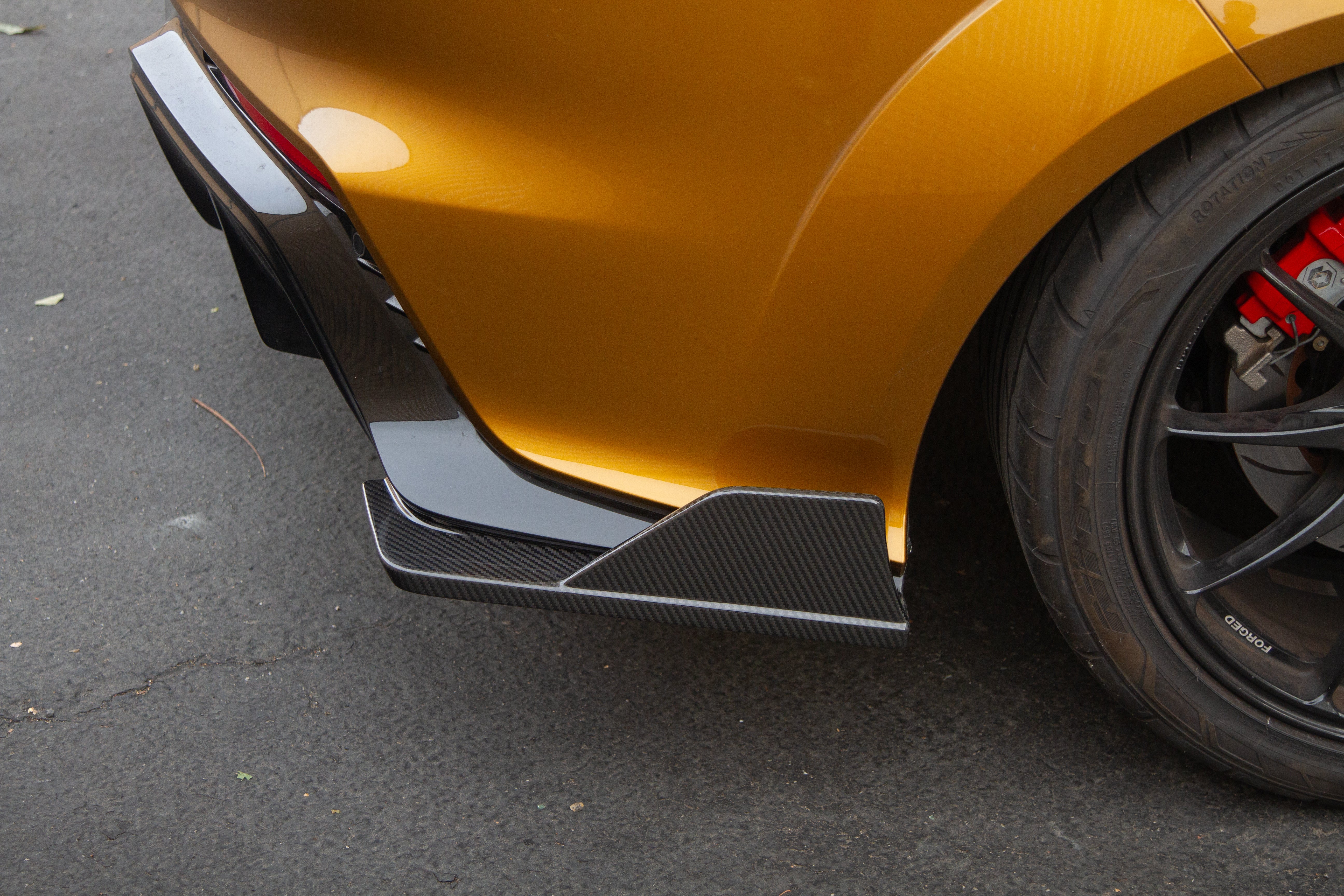 APR Carbon Fiber Rear Bumper Skirts (2024+ Acura DE5 Integra Type S)